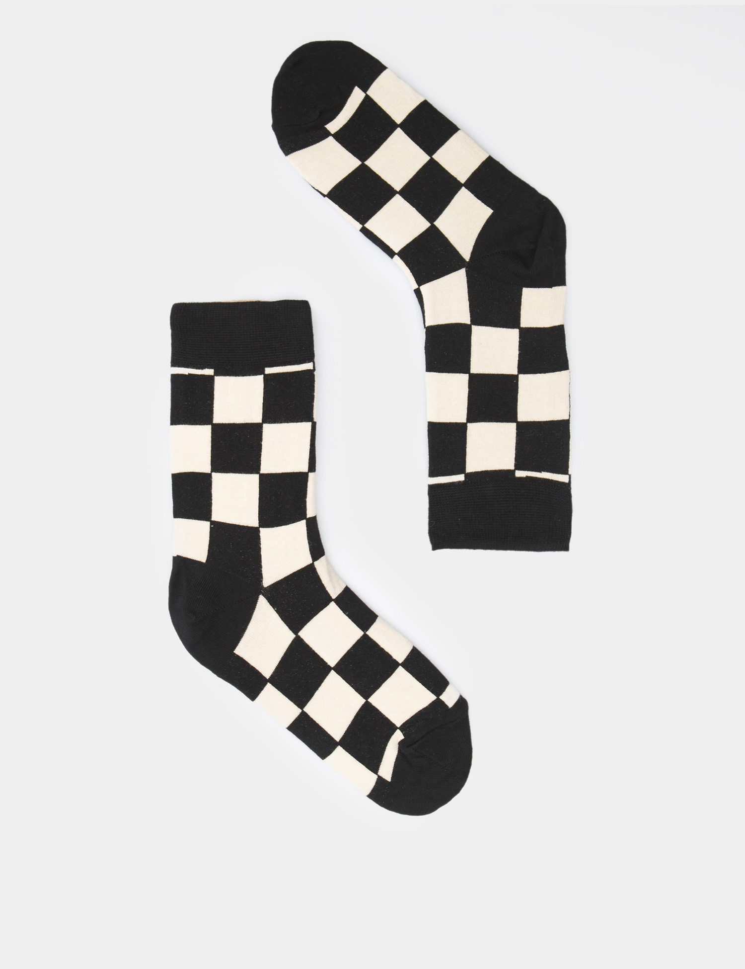 Картинка Жіночі чорно-білі шкарпетки
