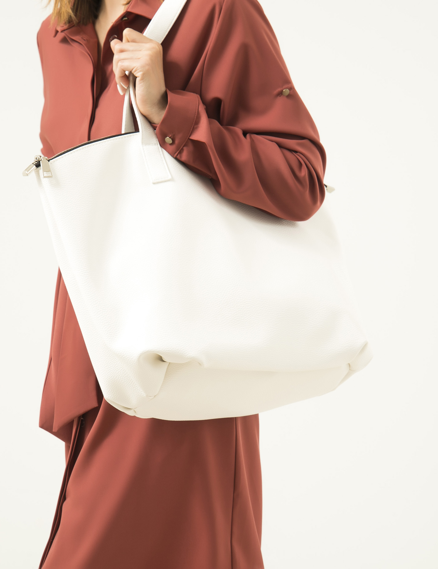 Картинка Жіноча біла сумка