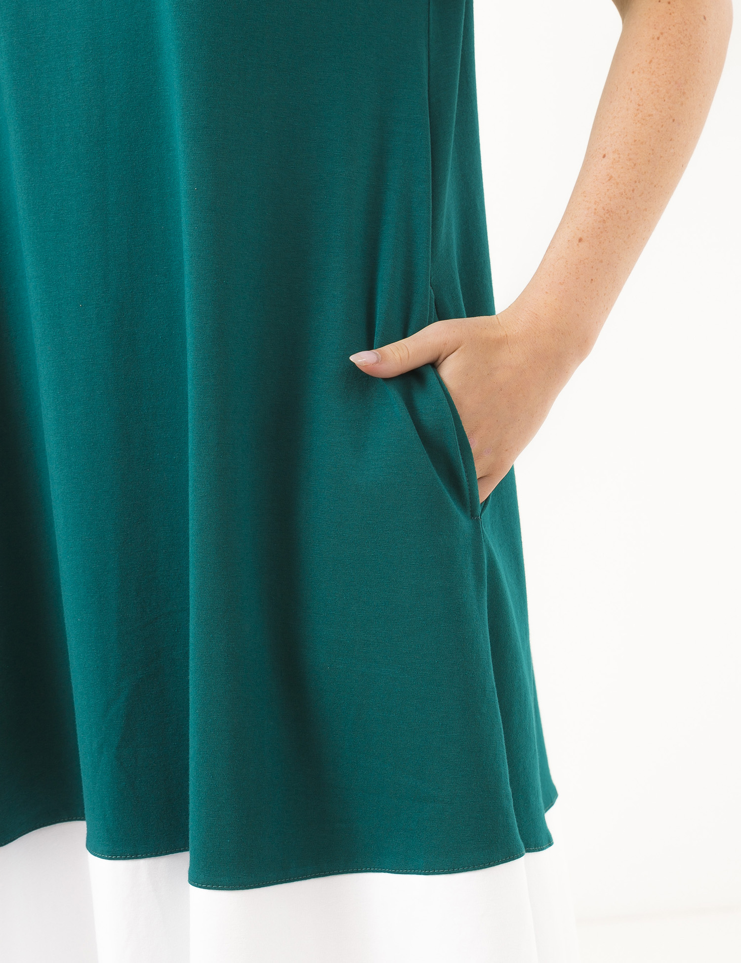 Картинка Зелена сукня А-силуету