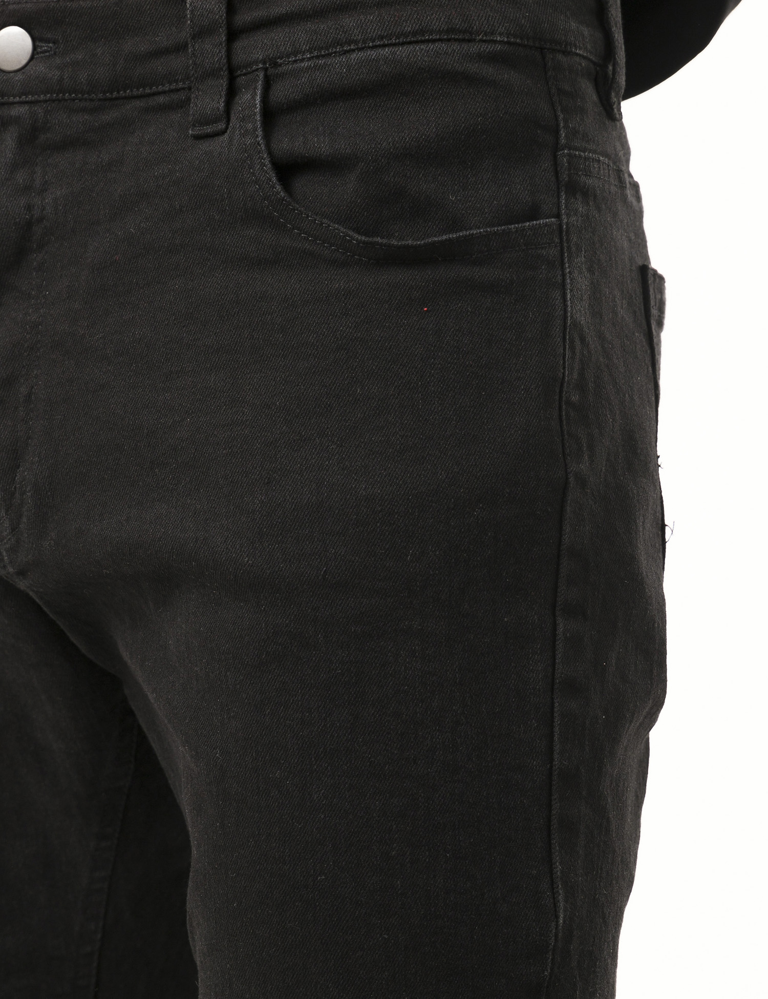 Картинка Чоловічі чорні джинсові шорти