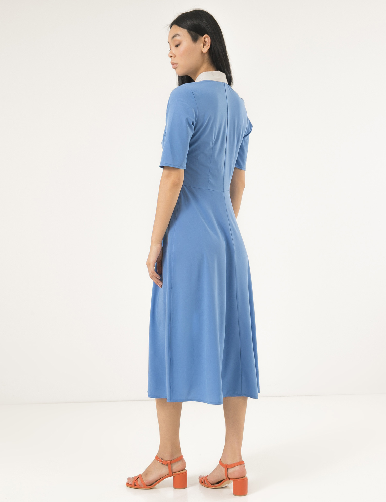 Картинка Синя сукня-міді