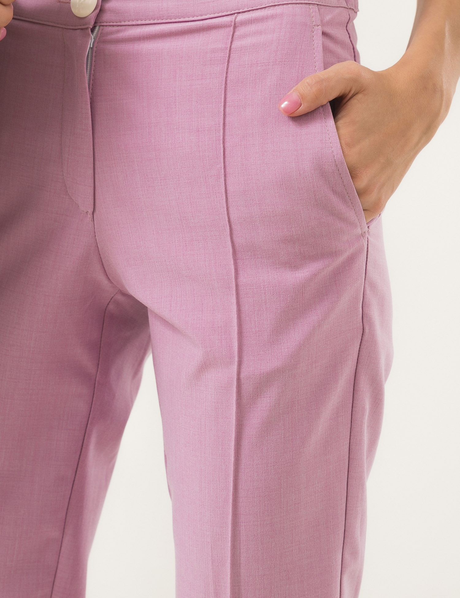 Картинка Жіночі бузкові брюки зі стрілками