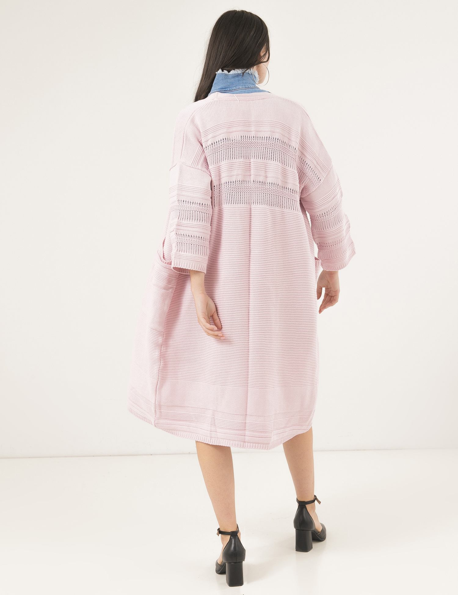 Картинка Жіночий рожевий кардиган