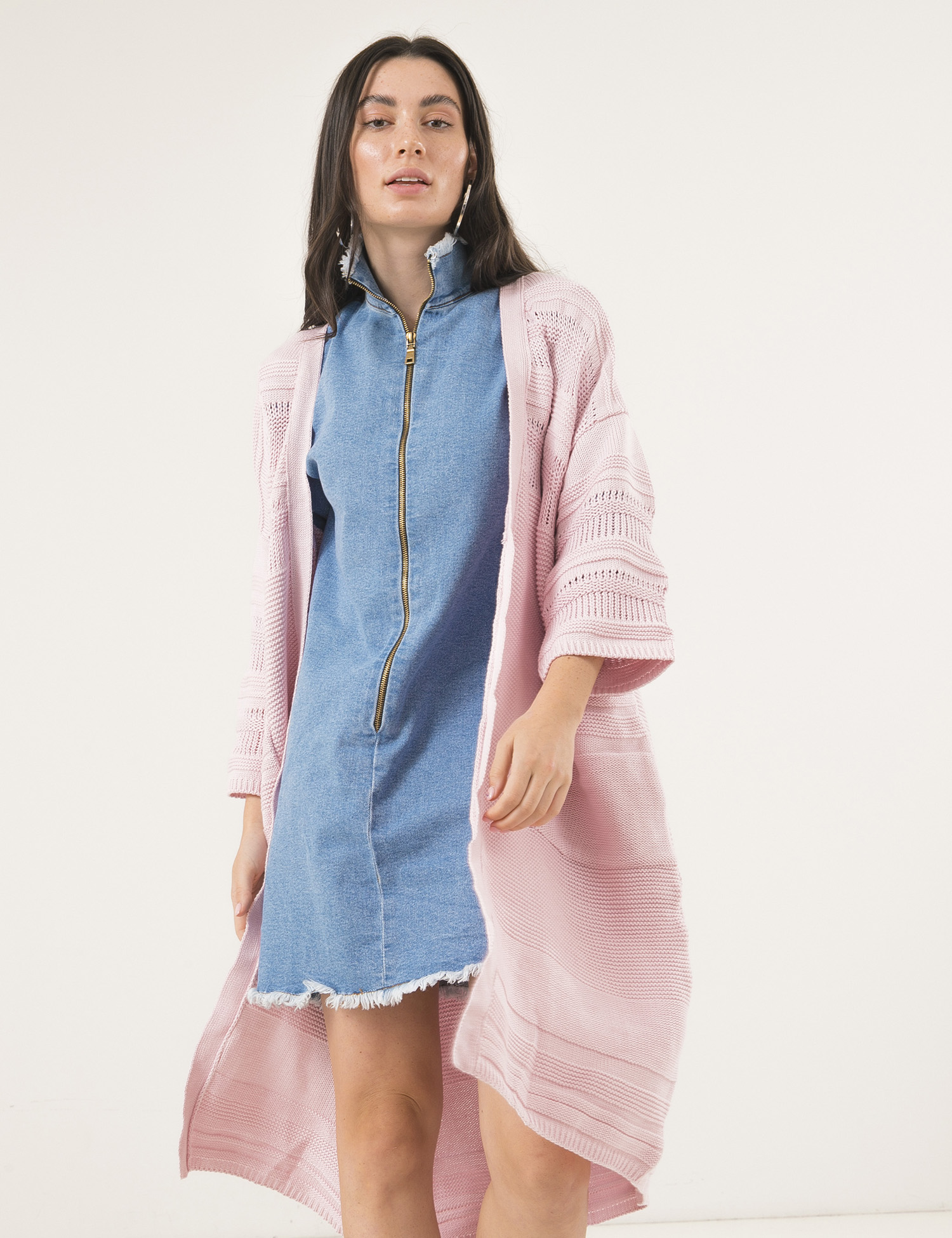 Картинка Жіночий рожевий кардиган