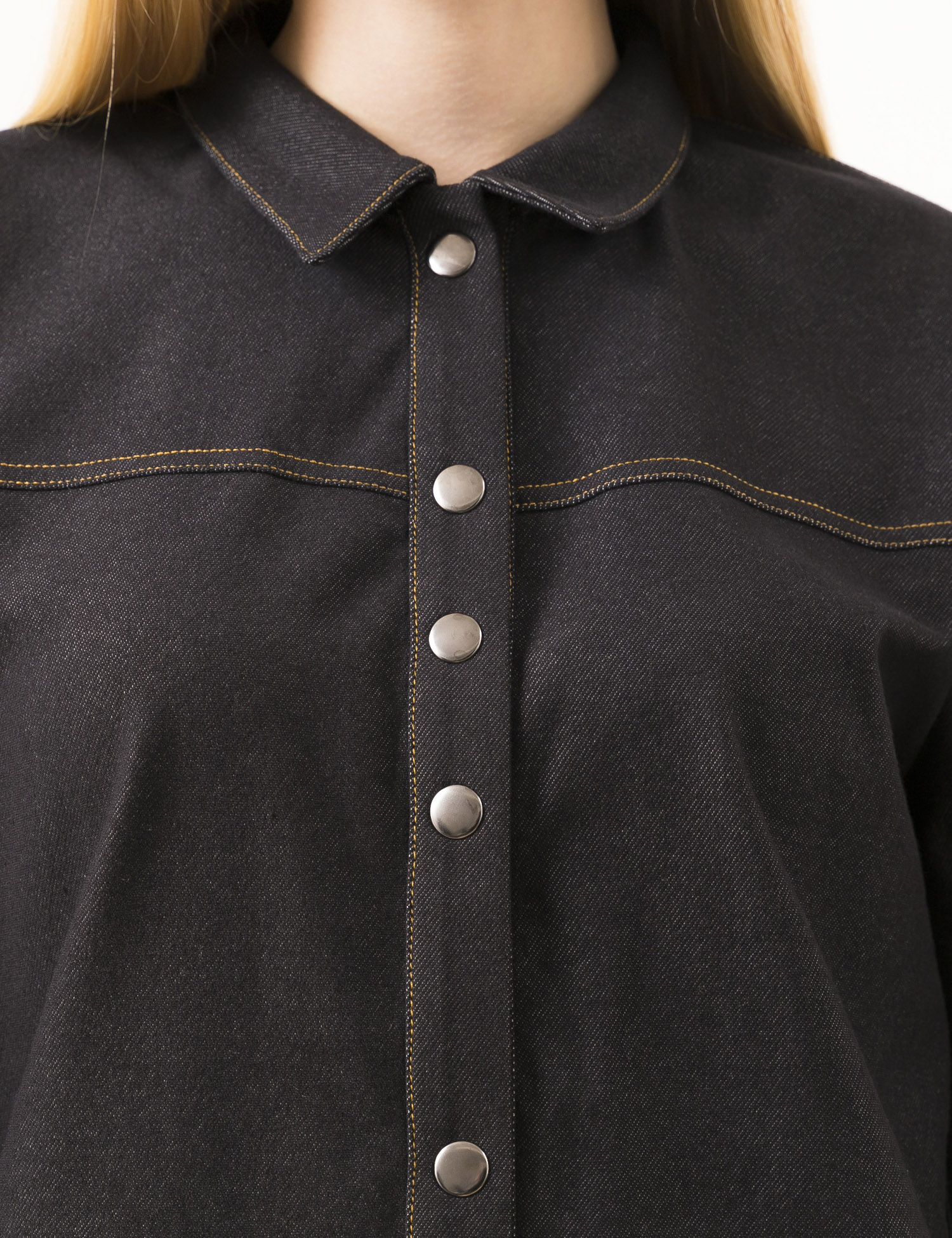 Картинка Чорна сукня-сорочка