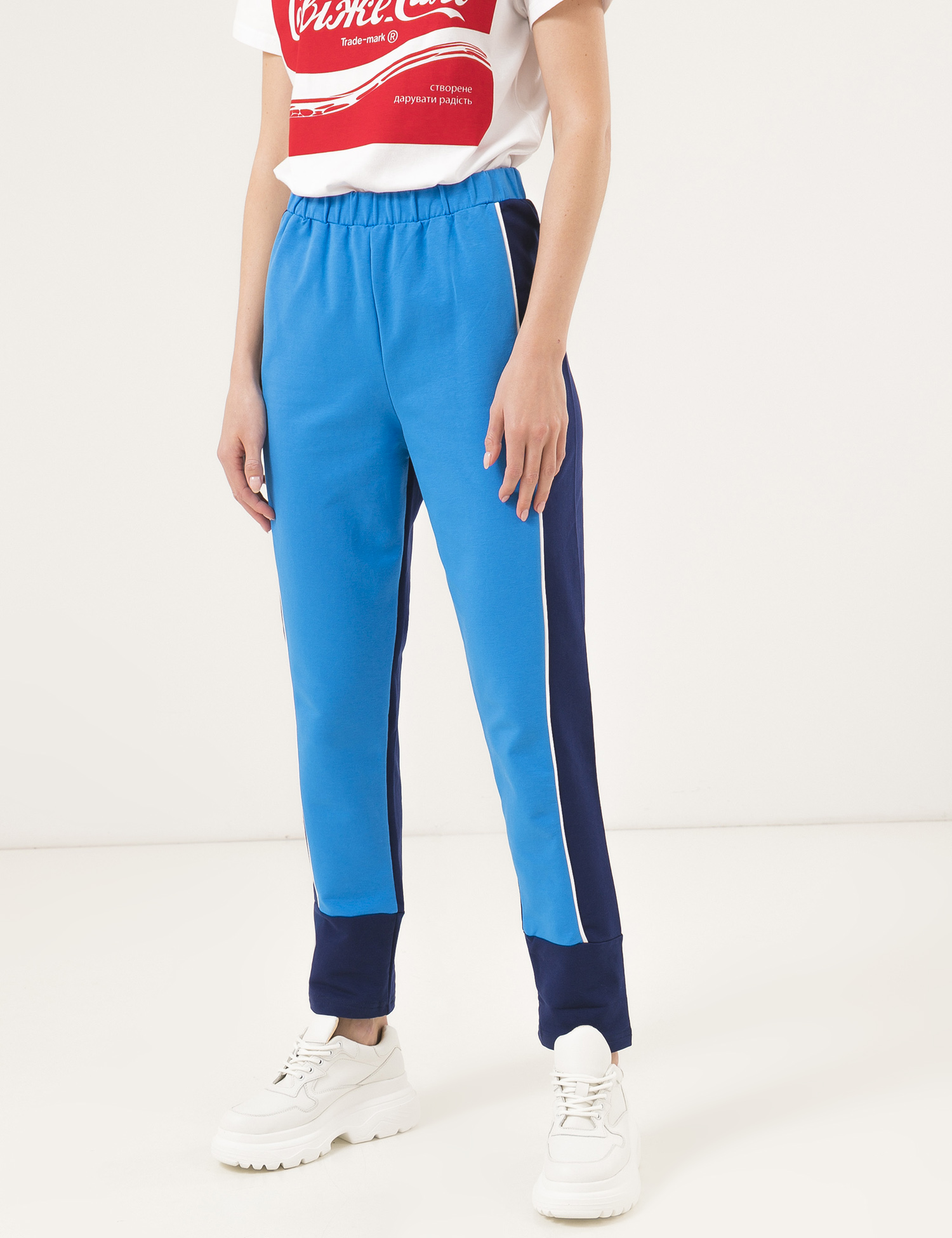 Картинка Жіночі блакитні штани