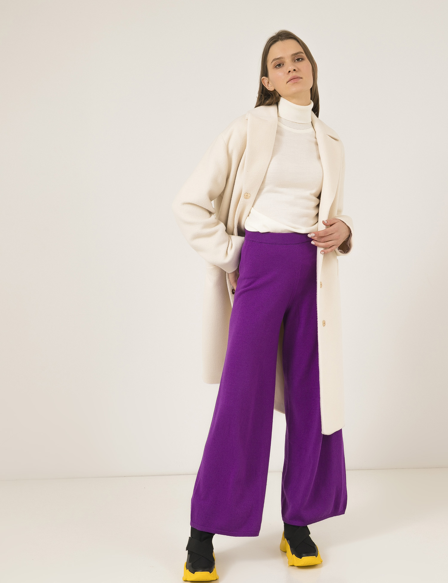 Картинка Жіночі фіолетові брюки