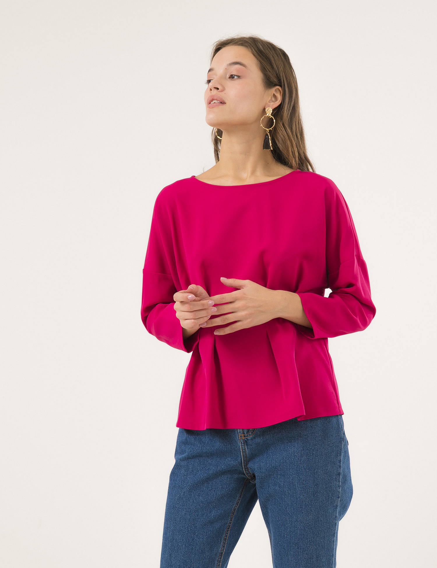 Картинка Жіноча рожева блуза