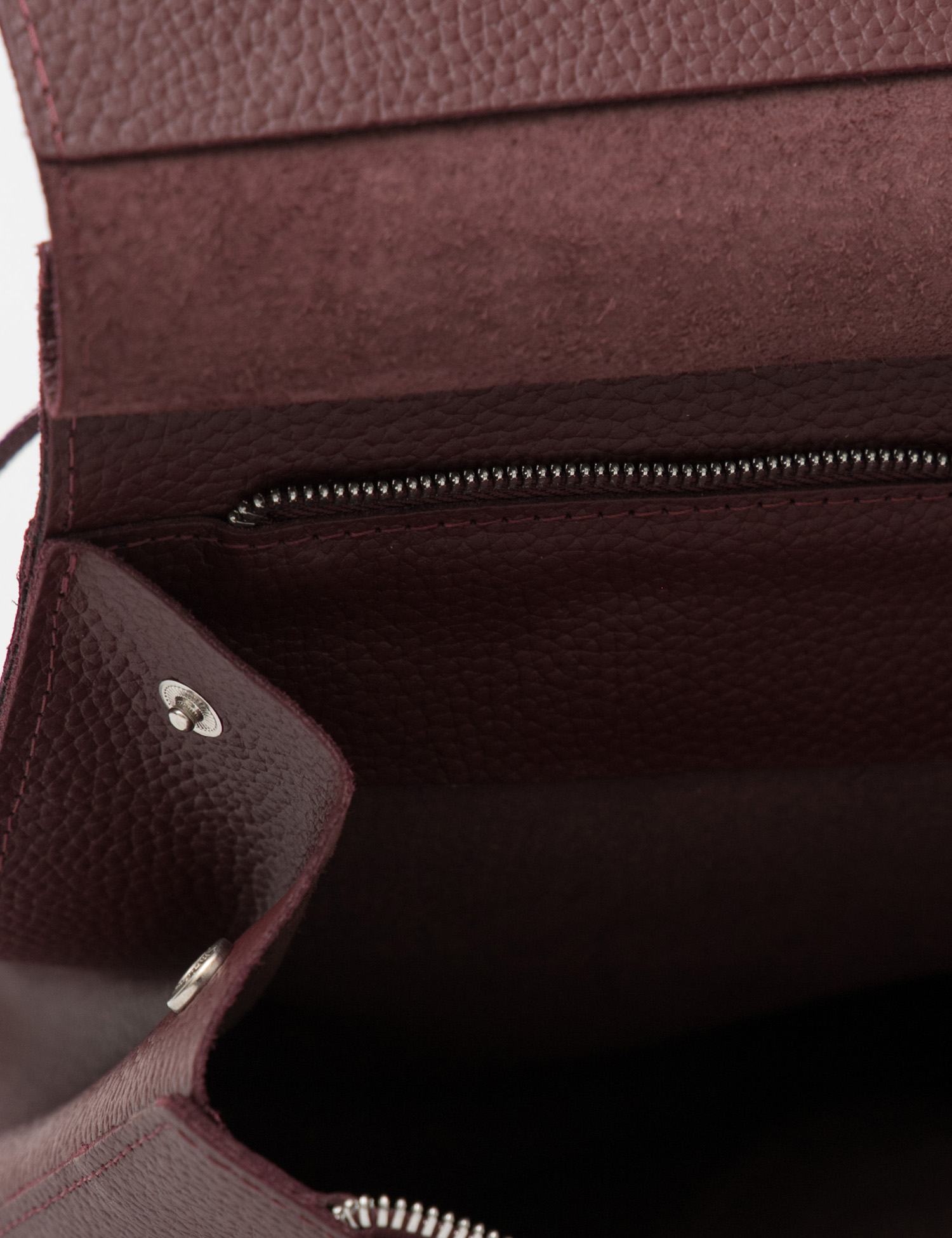 Картинка Бордовий шкіряний рюкзак