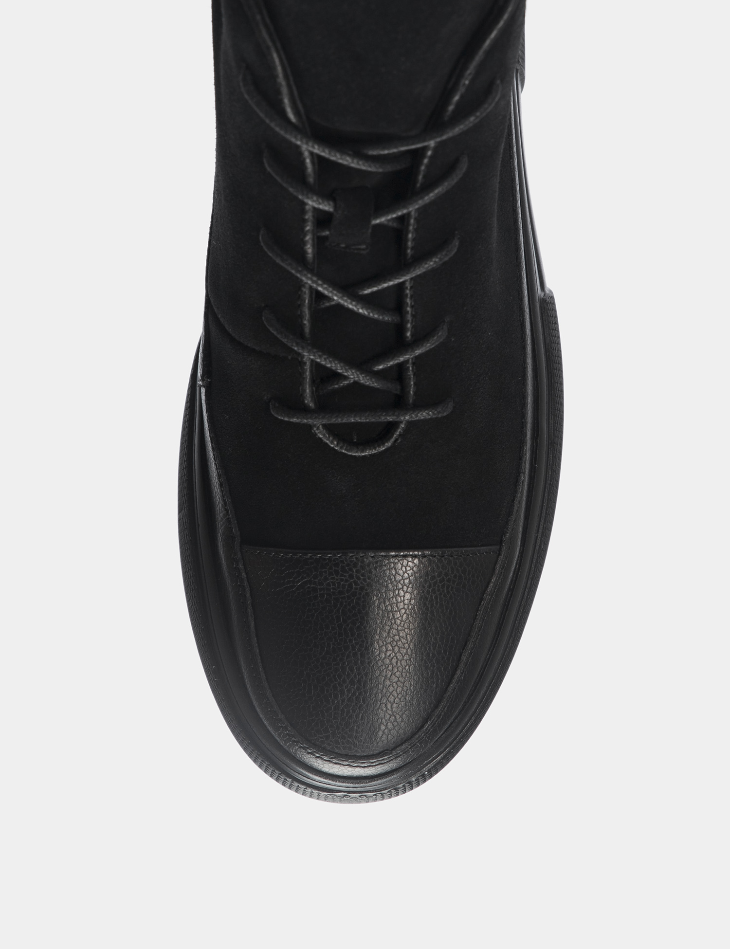 Картинка Жіночі чорні шкіряні черевики