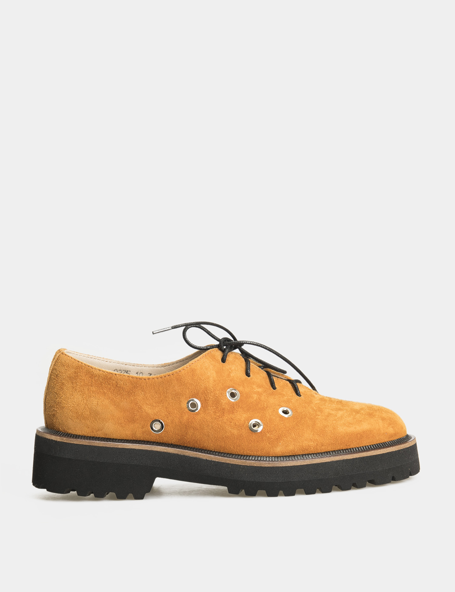 Картинка Жіночі світло-коричневі замшеві туфлі