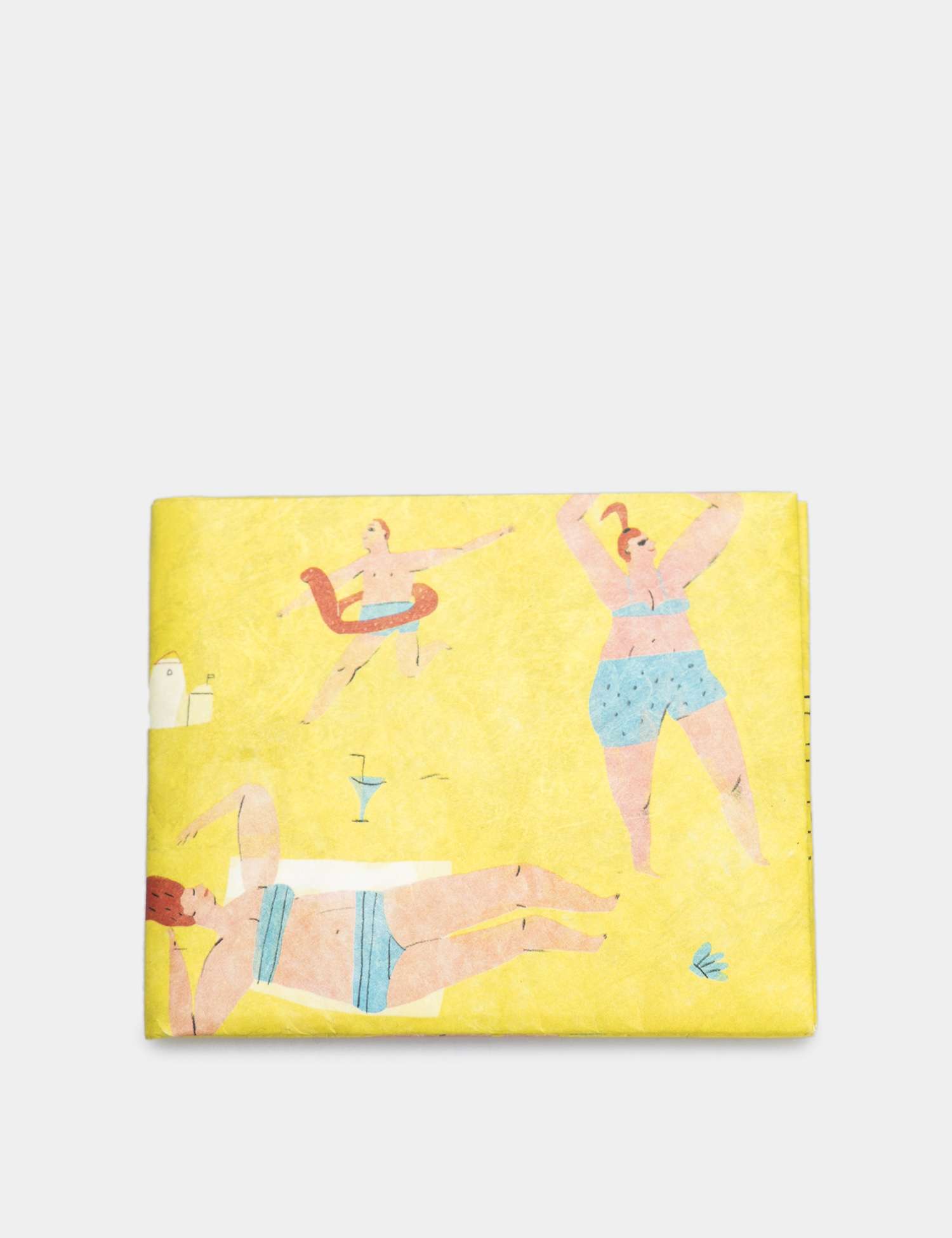 Картинка Жовтий гаманець з візерунком