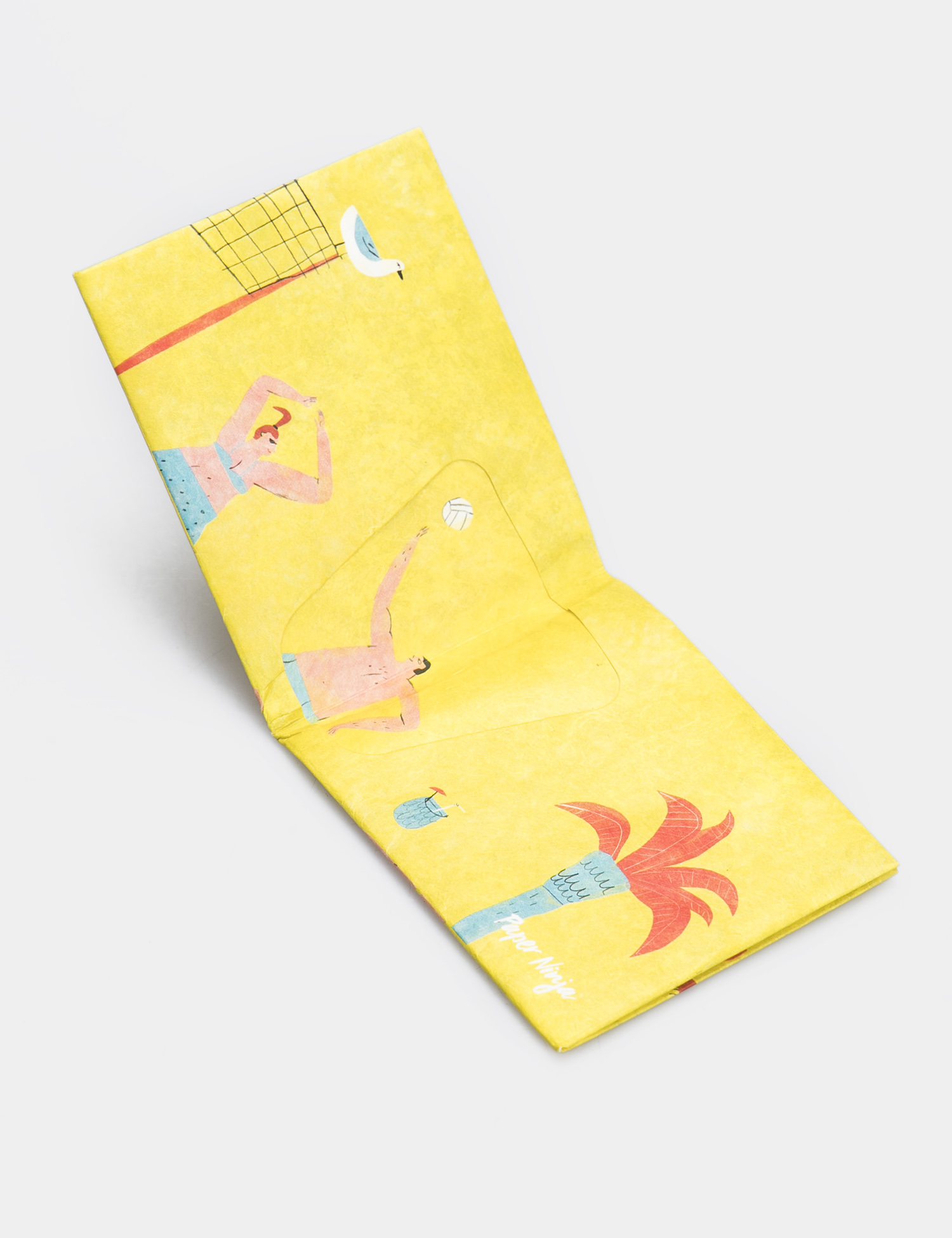 Картинка Жовтий гаманець з візерунком