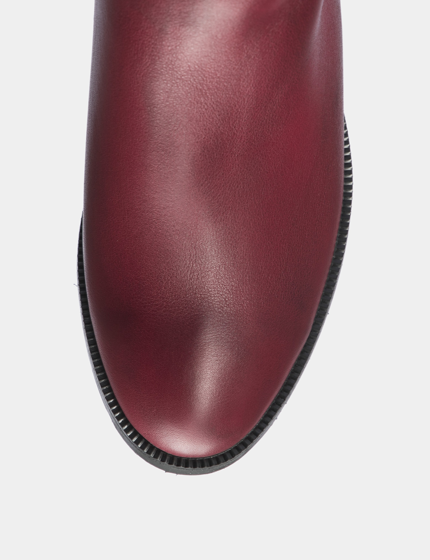 Картинка Жіночі бордові шкіряні черевики