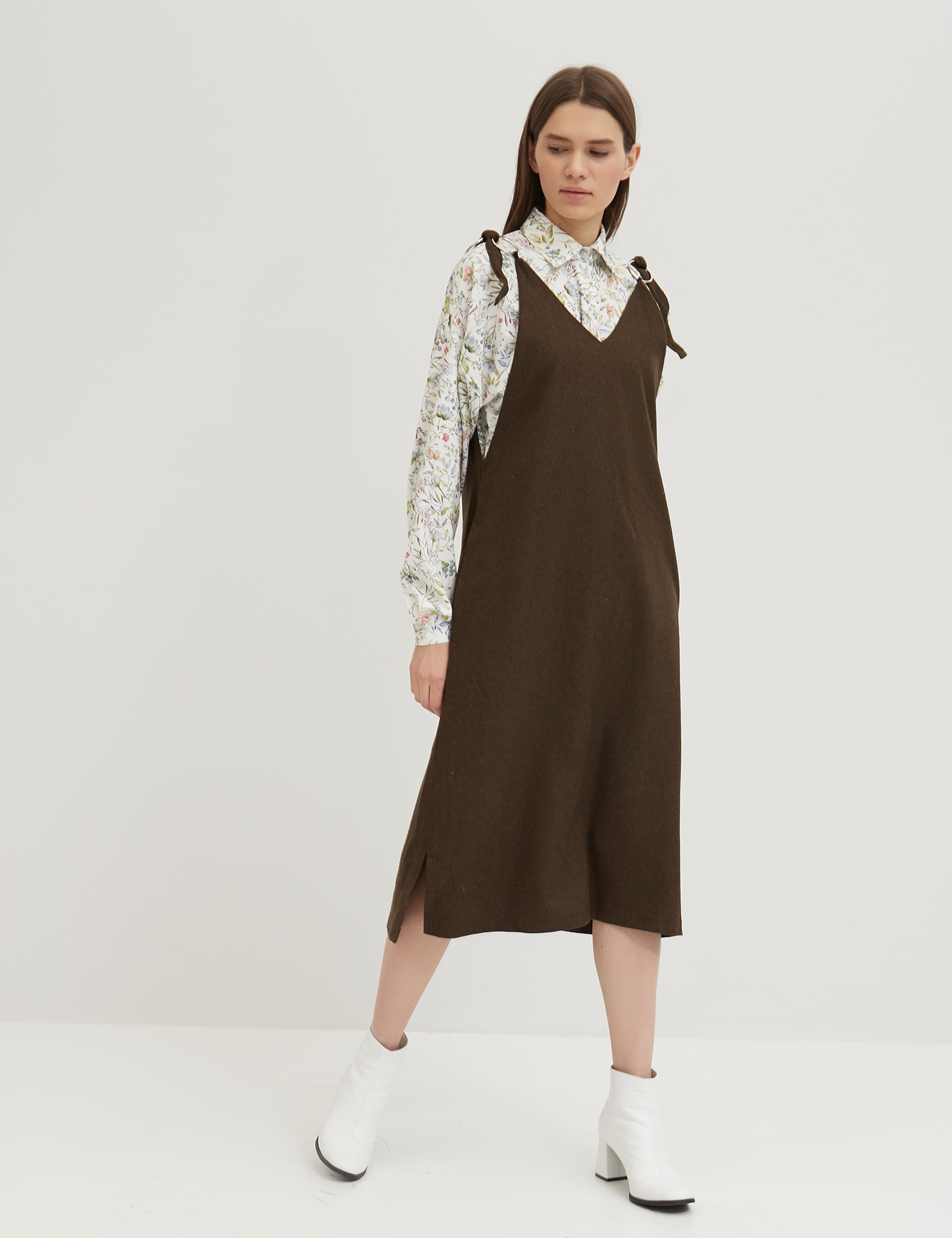 Картинка Зелений сарафан