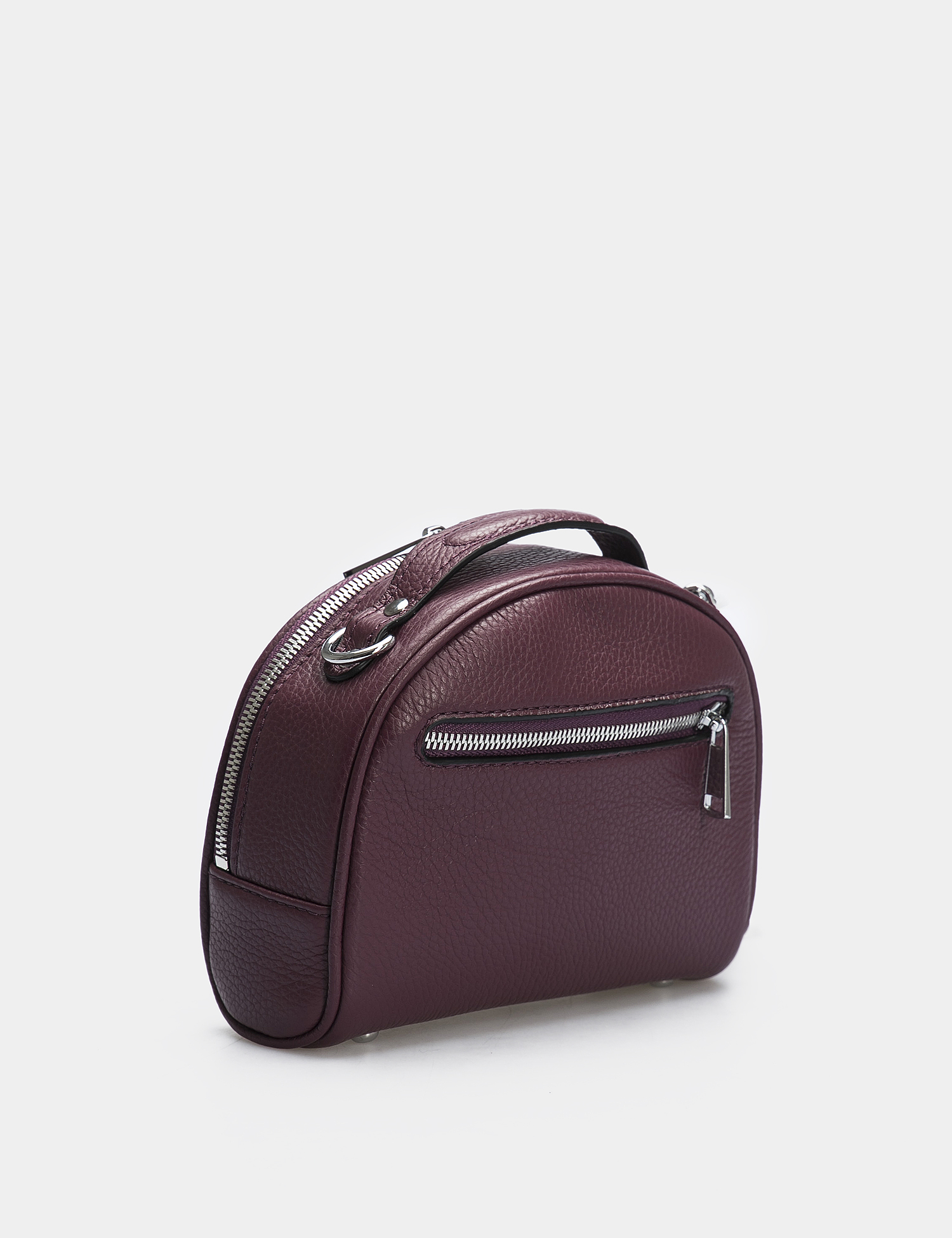 Картинка Жіноча фіолетова шкіряна сумка