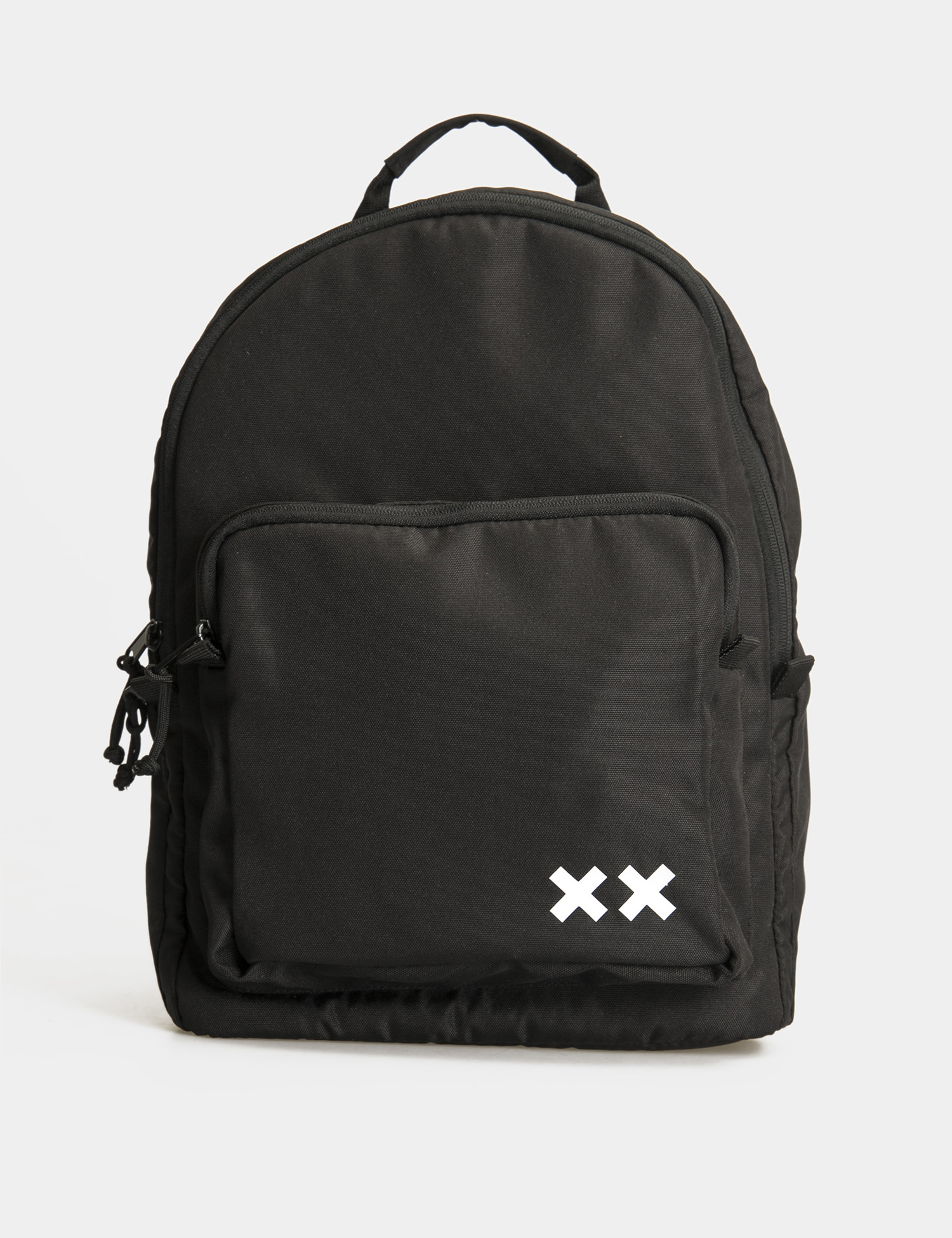 Картинка Чорний рюкзак з рефлективним логотипом