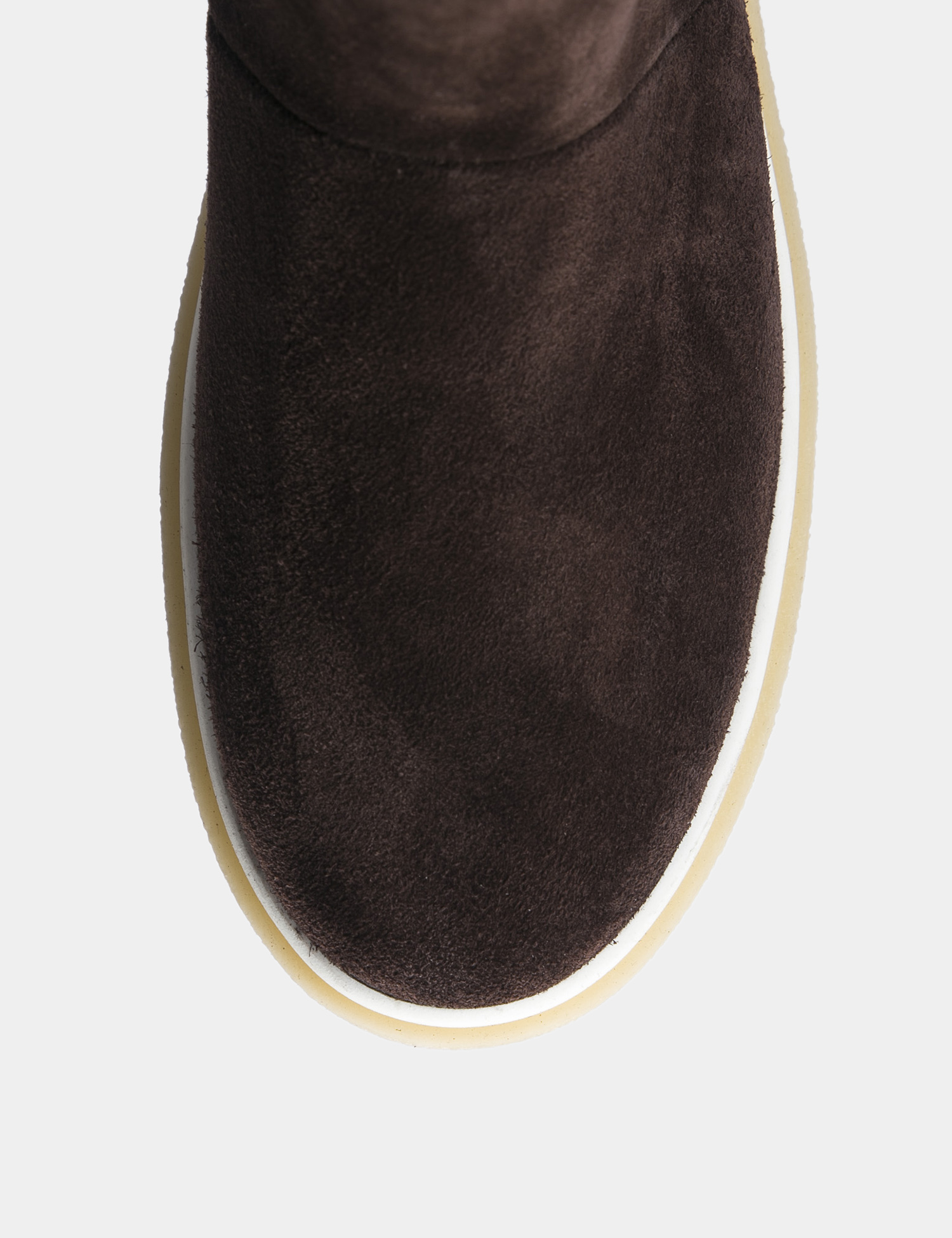 Картинка Жіночі коричневі замшеві черевики
