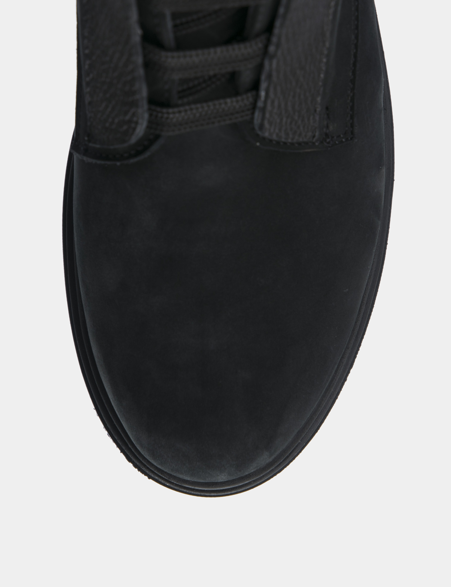 Картинка Жіночі чорні нубкові черевики