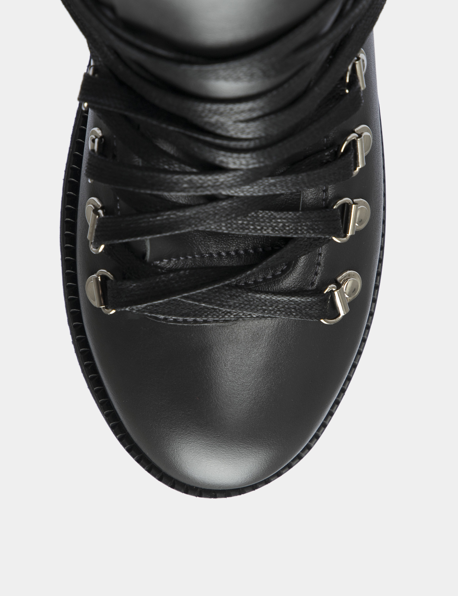 Картинка Жіночі чорні шкірняі черевики