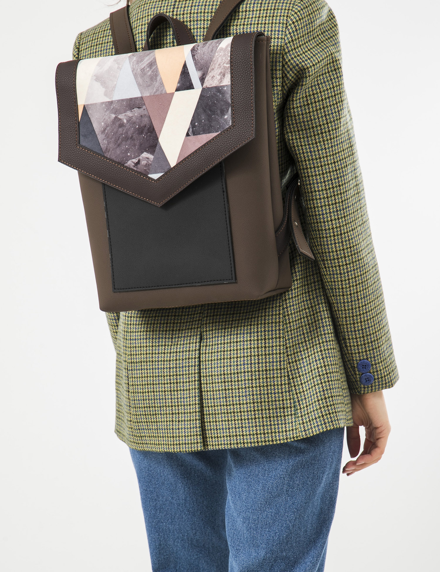 Картинка Жіночий коричневий рюкзак