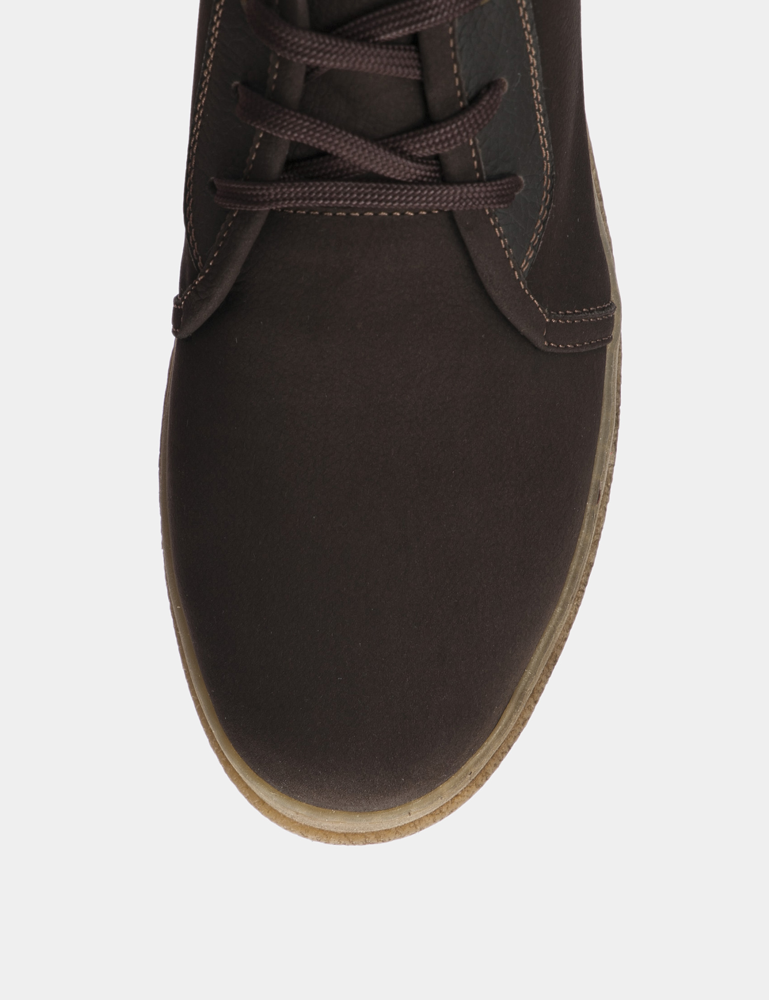 Картинка Чоловічі коричневі нубукові черевики