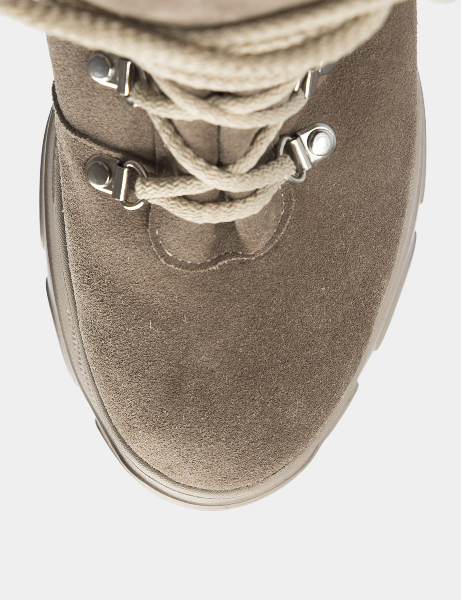 Картинка Жіночі бежеві замшеві черевики