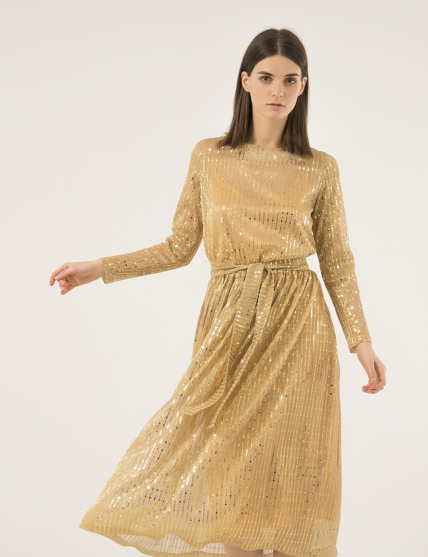 Картинка Золотиста сукня з паєтками