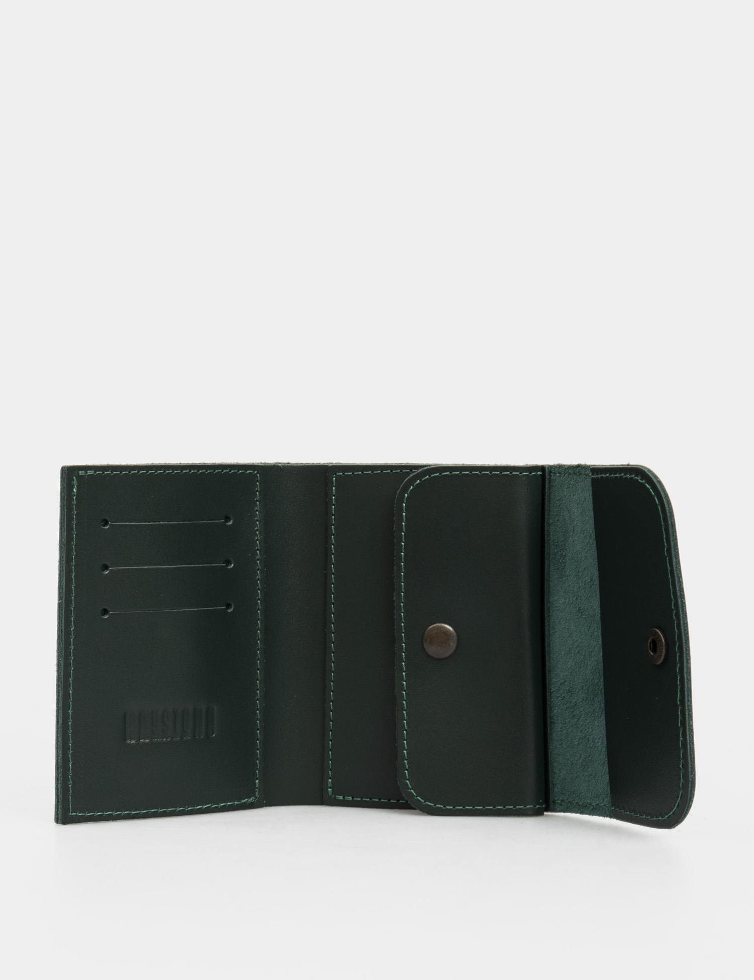 Image Зелений шкіряний гаманець