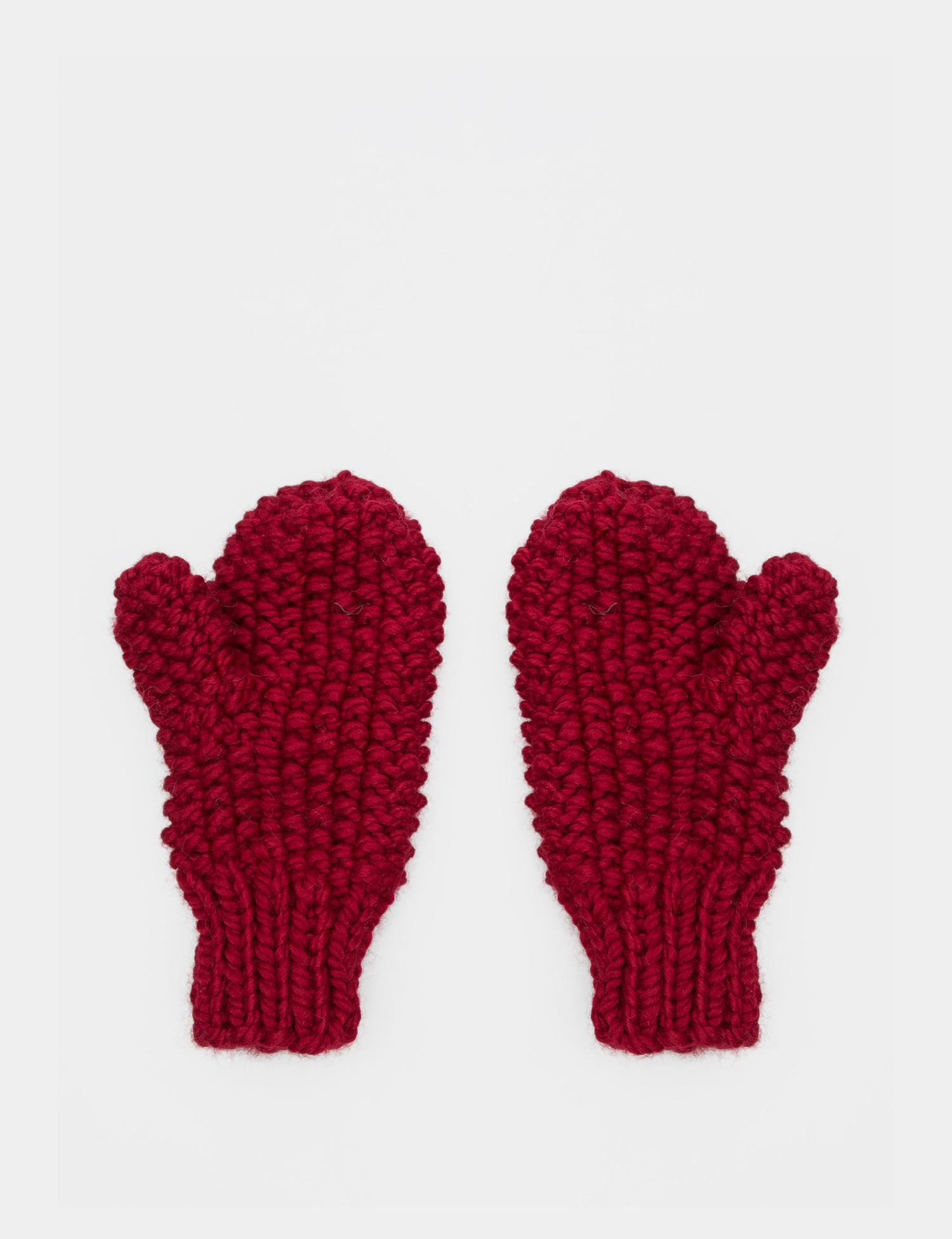 Картинка Жіночі бордові рукавички