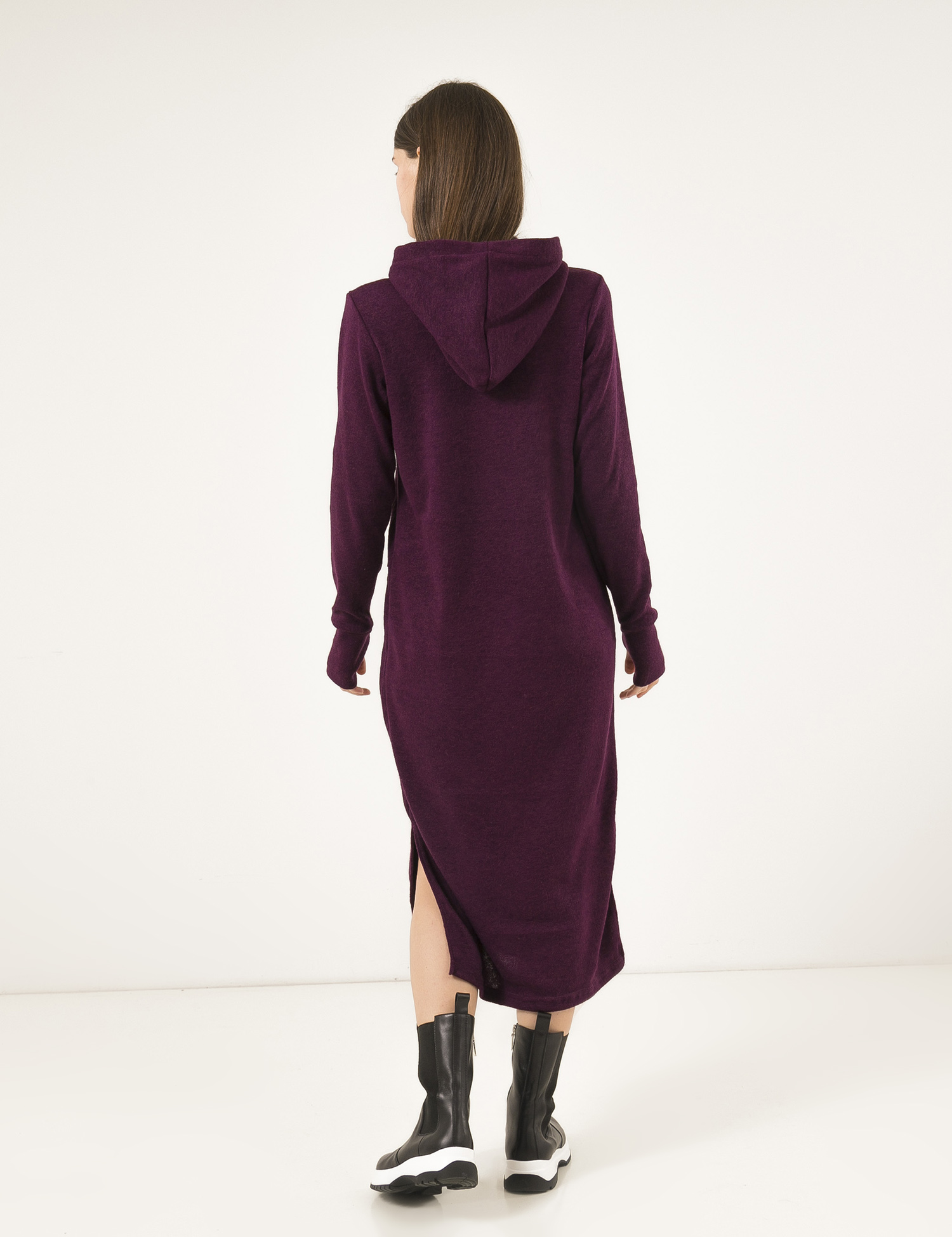 Картинка Фіолетова сукня-худі