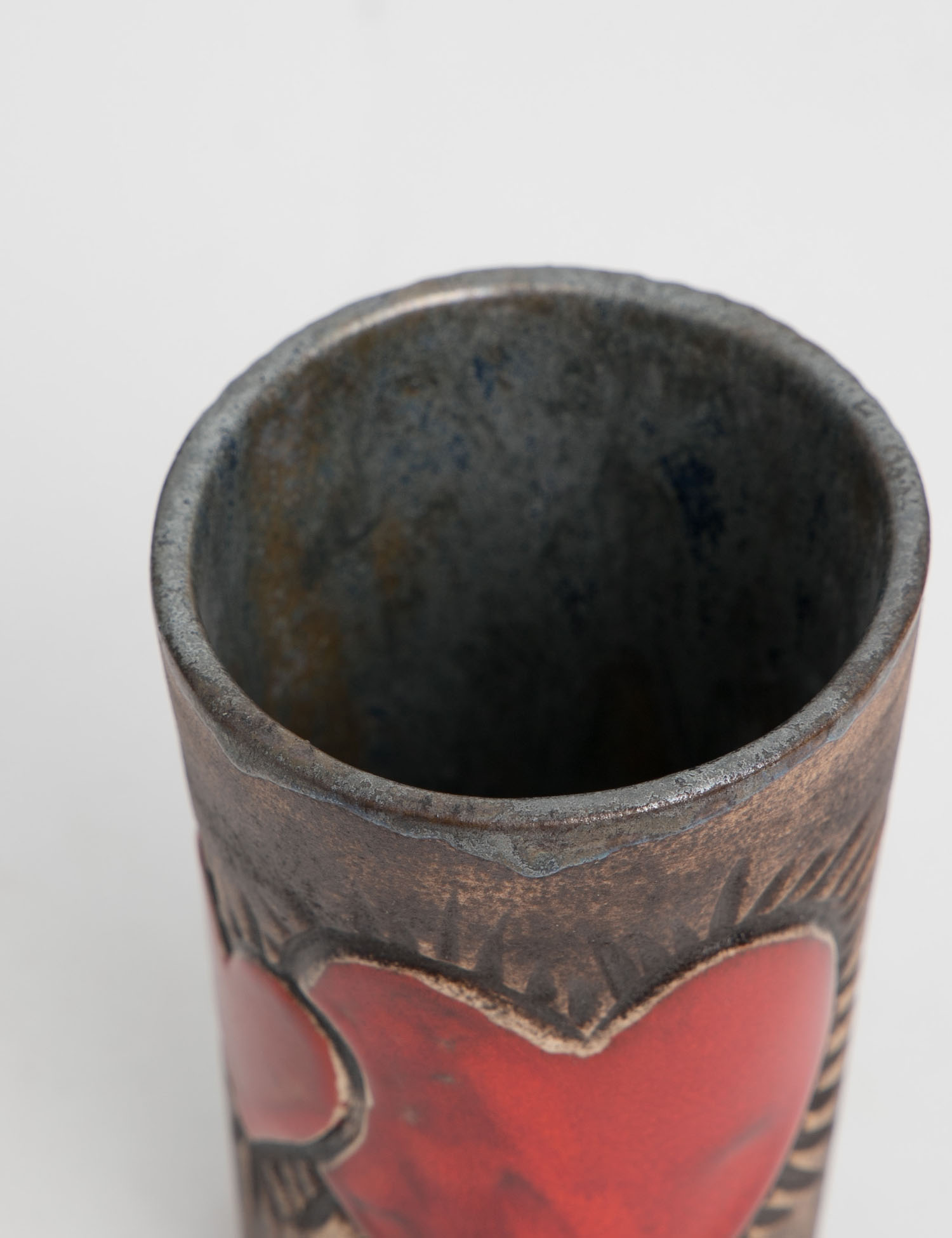 Картинка Коричнева керамічна склянка