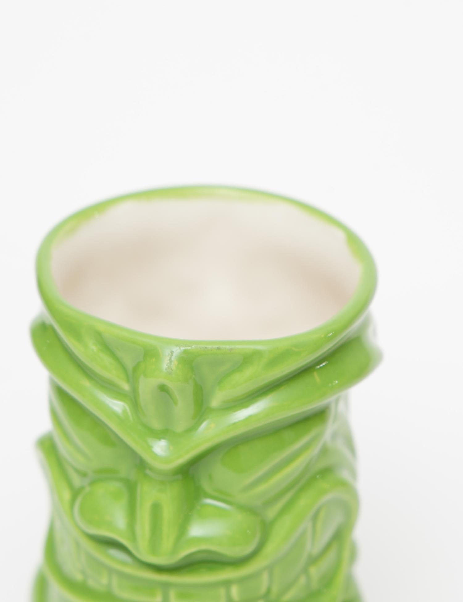 Картинка Зелена керамічна склянка