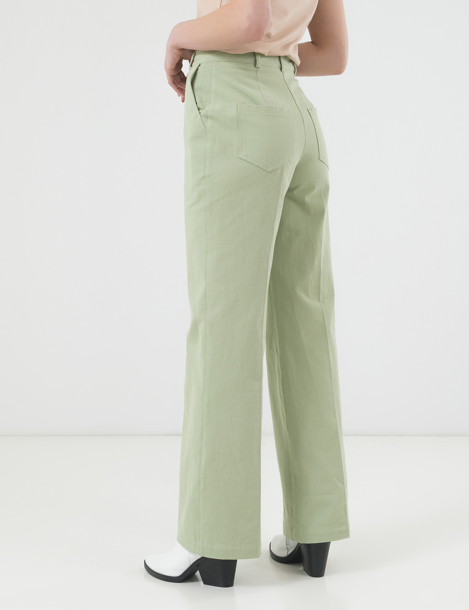 Картинка Жіночі світло-зелені брюки