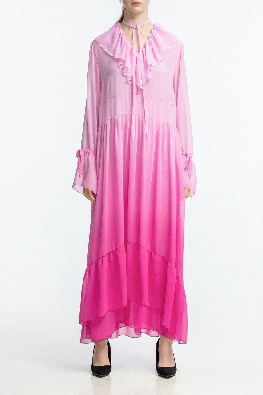 Картинка Рожева сукня з градієнтом