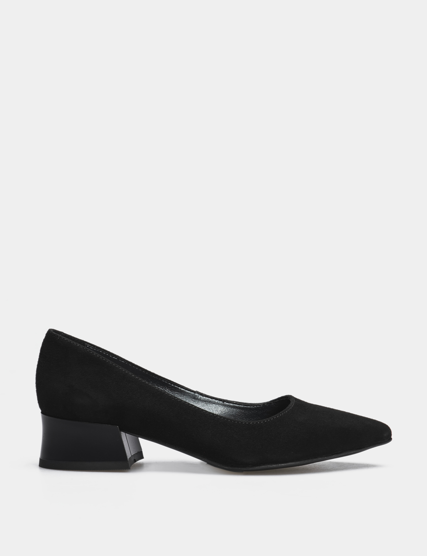 Картинка Жіночі чорні туфлі на підборах