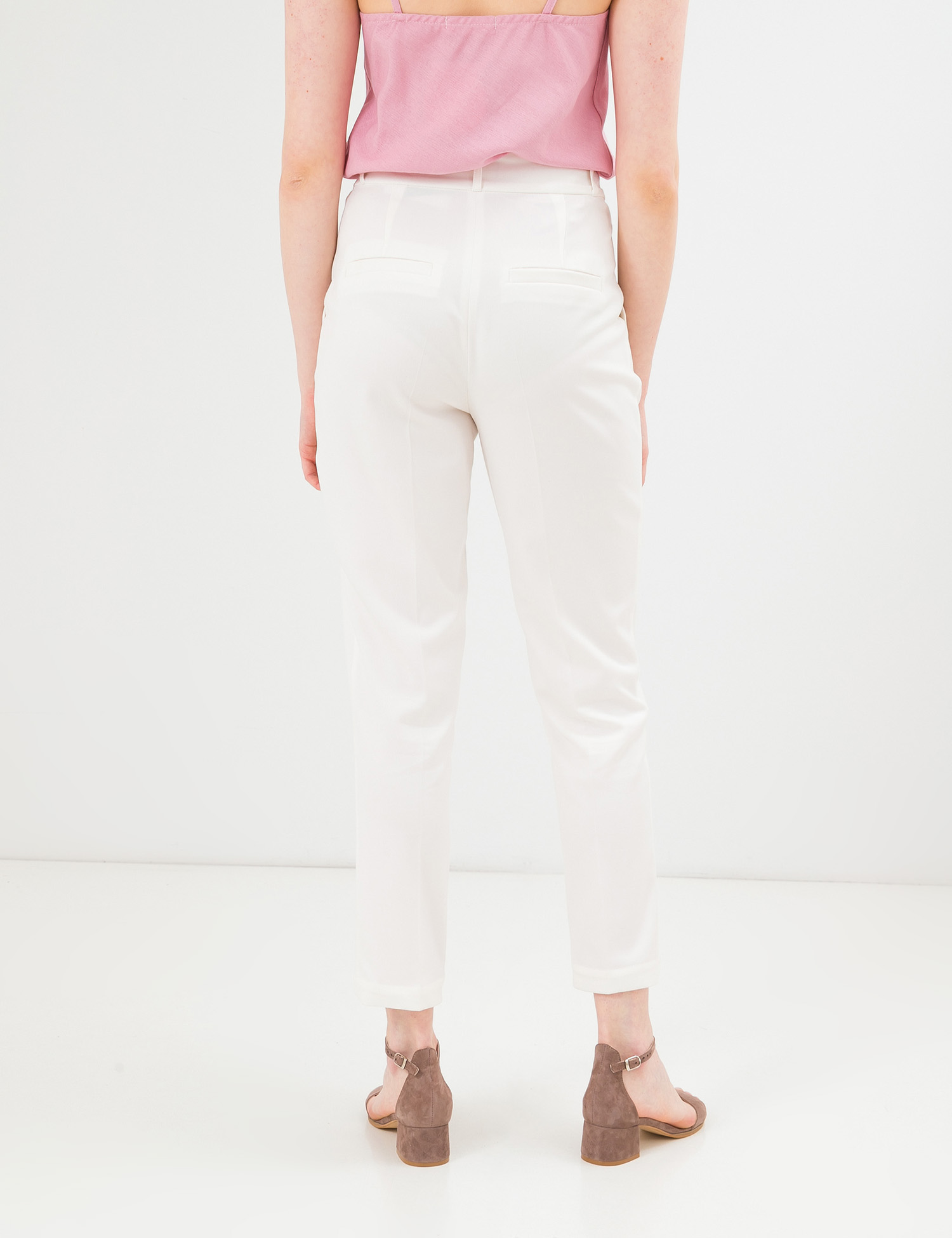 Картинка Жіночі білі брюки