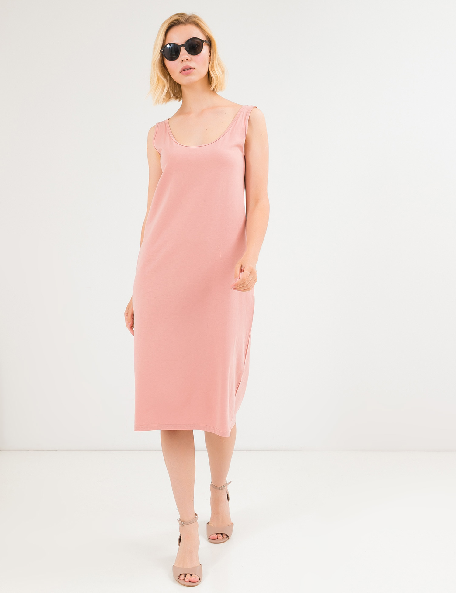 Картинка Бежево-рожева сукня