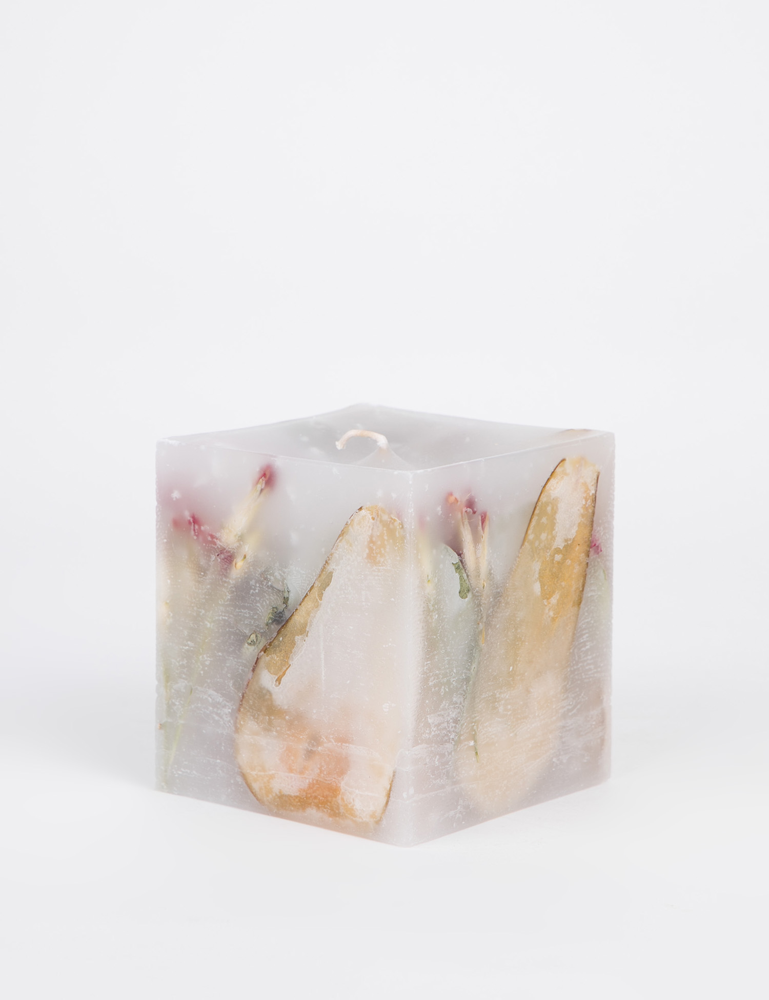 Картинка Свічка з сухоцвітом Frozen flowers