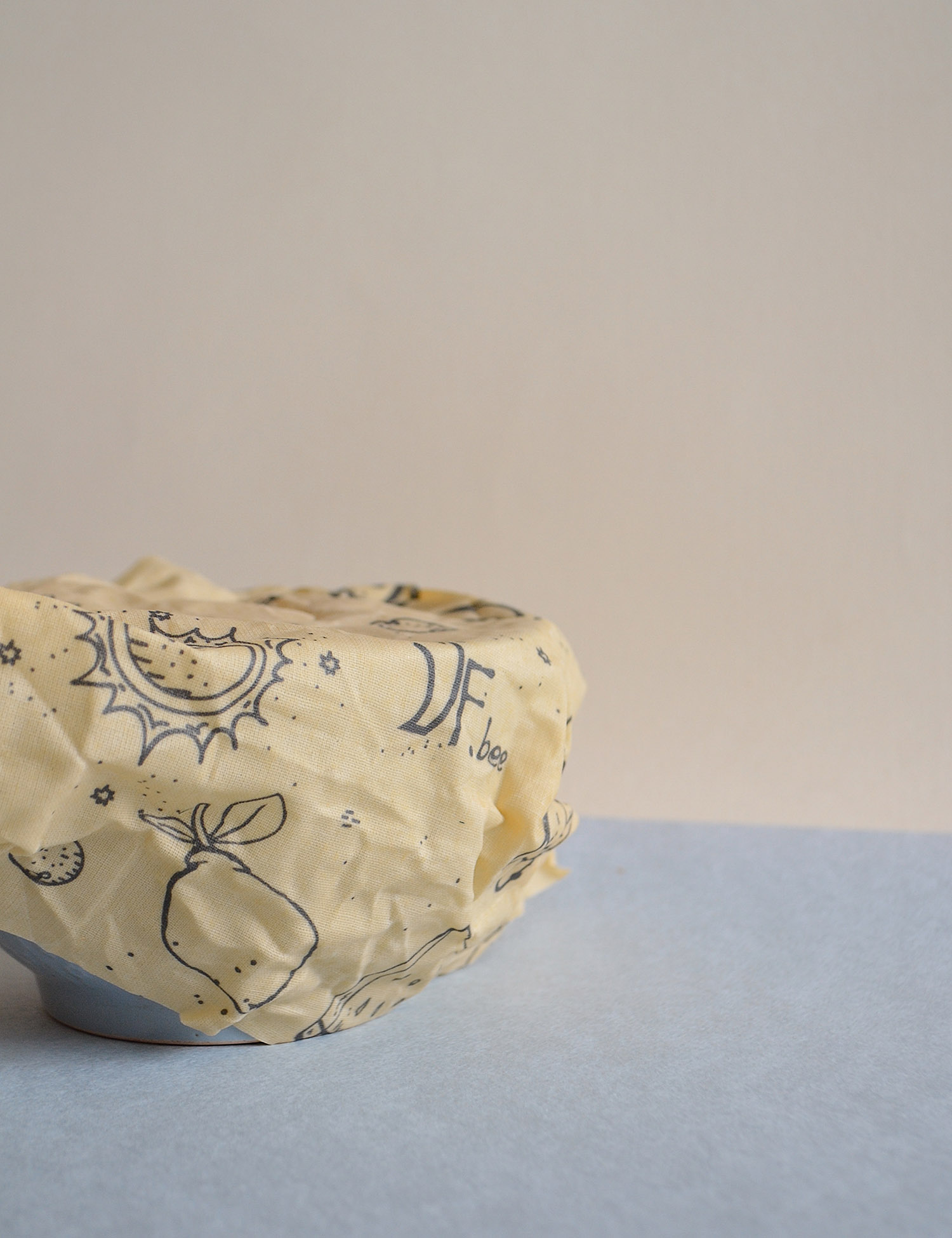 Картинка Багаторазова вощена обгортка для продуктів