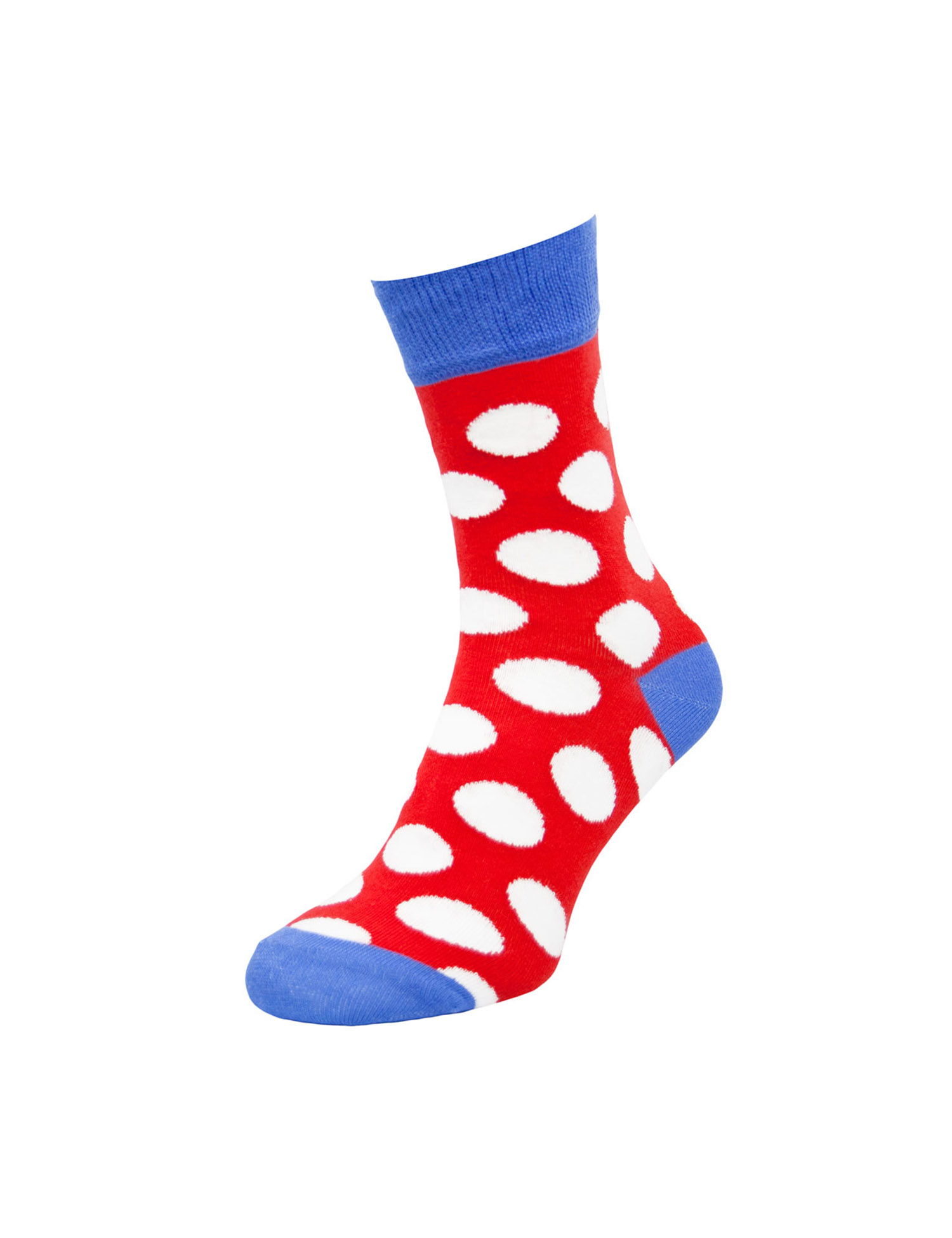 Картинка Червоні шкарпетки в горошок