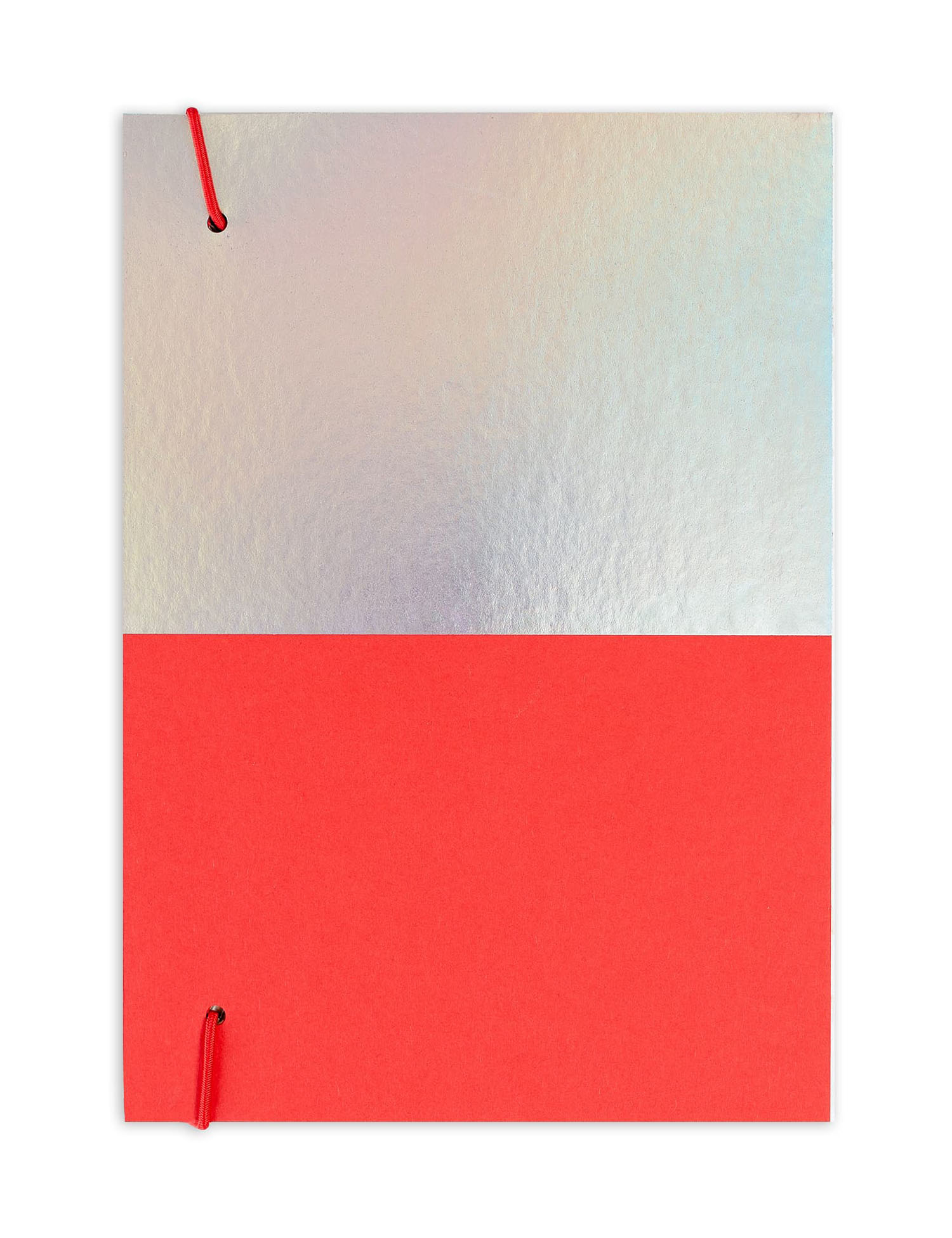 Картинка Сріблясто-червоний скетчбук