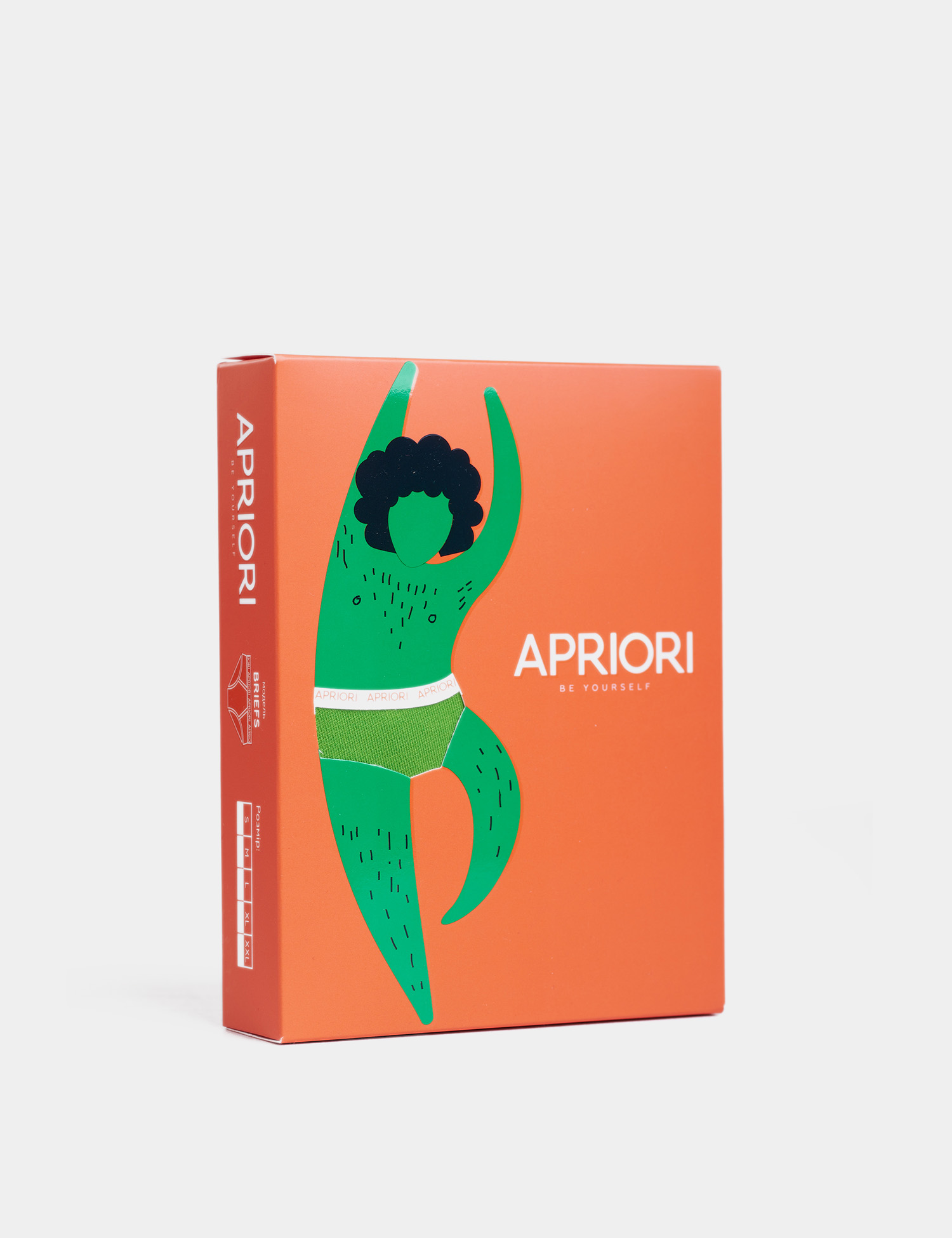 Картинка Чоловічі сірі труси бріфи