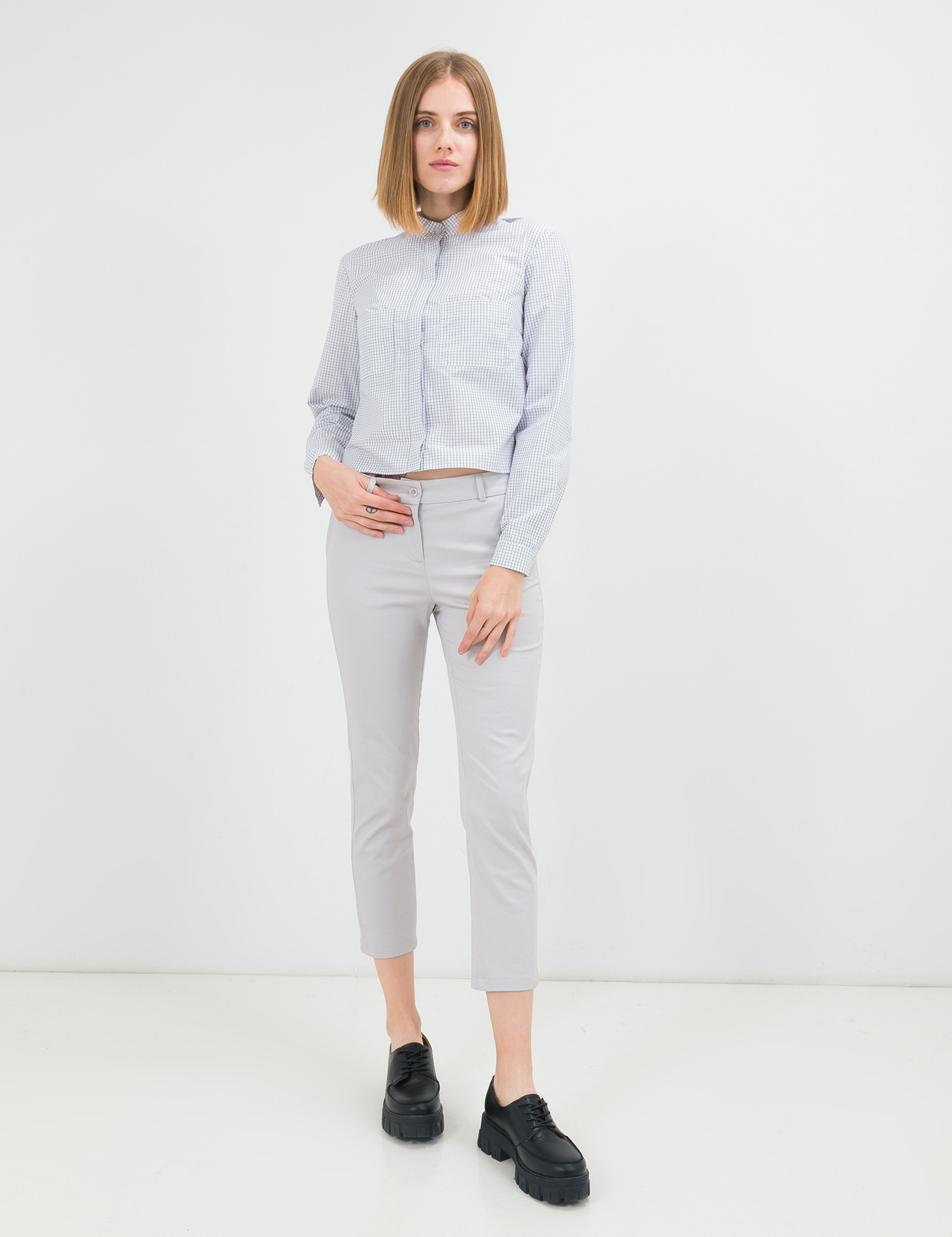 Картинка Жіночі сірі штани