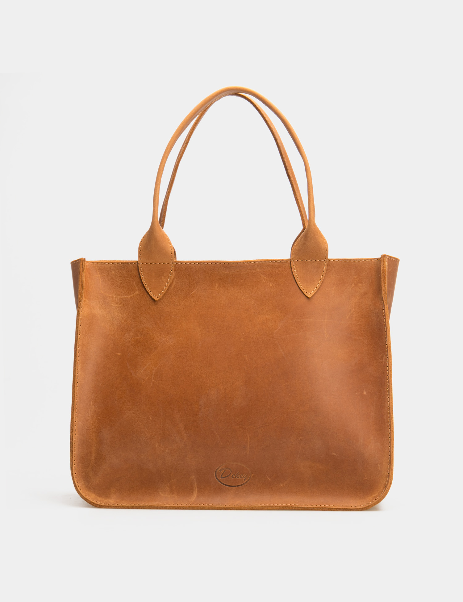 Картинка Жіноча світло-коричнева шкіряна сумка