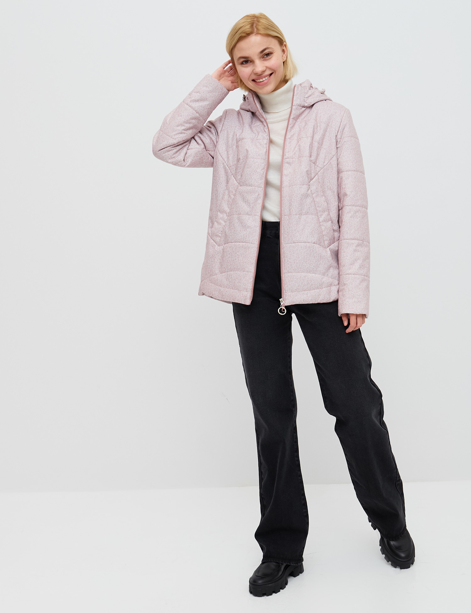 Картинка Жіноча рожева куртка