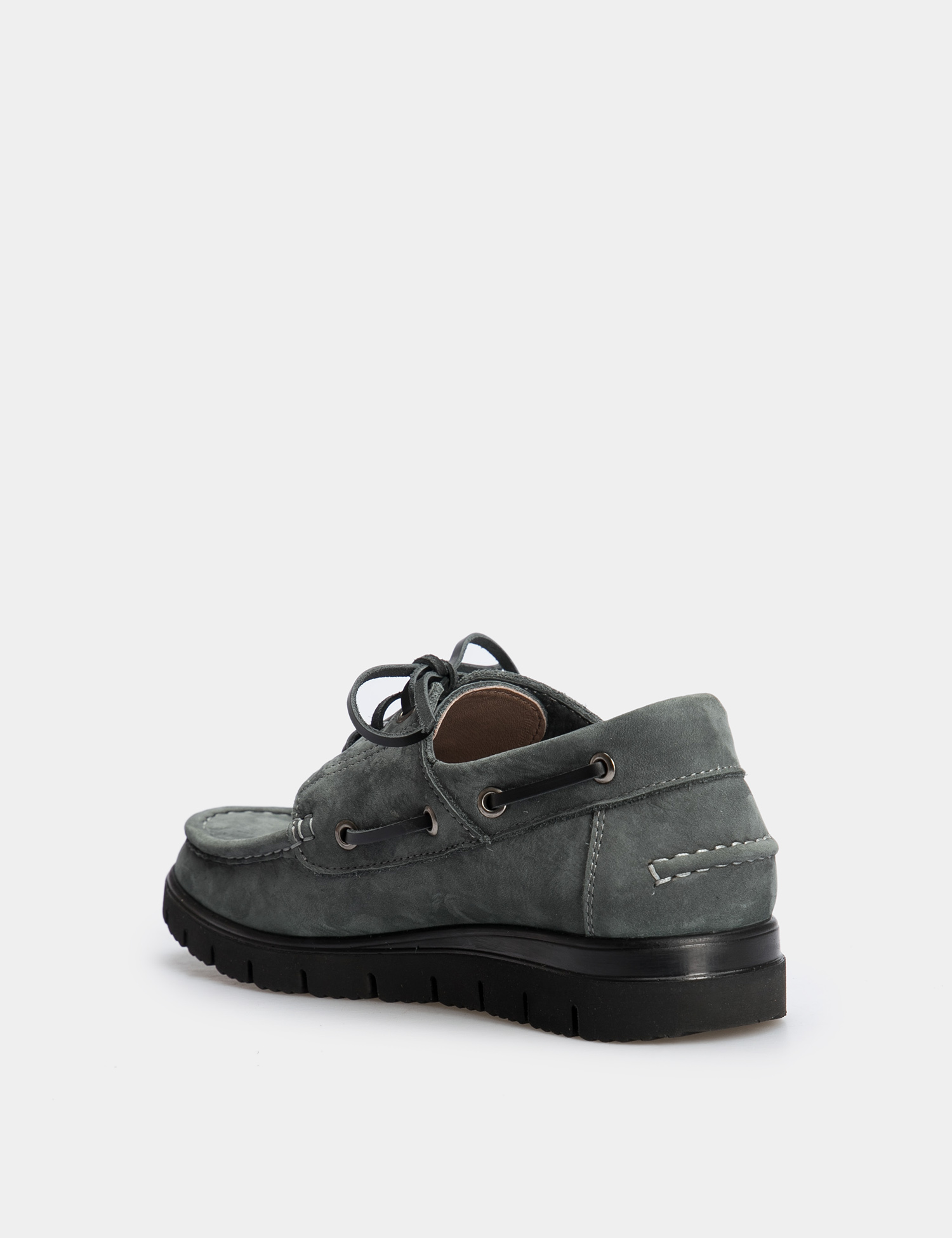 Картинка Туфлі сірі замшеві