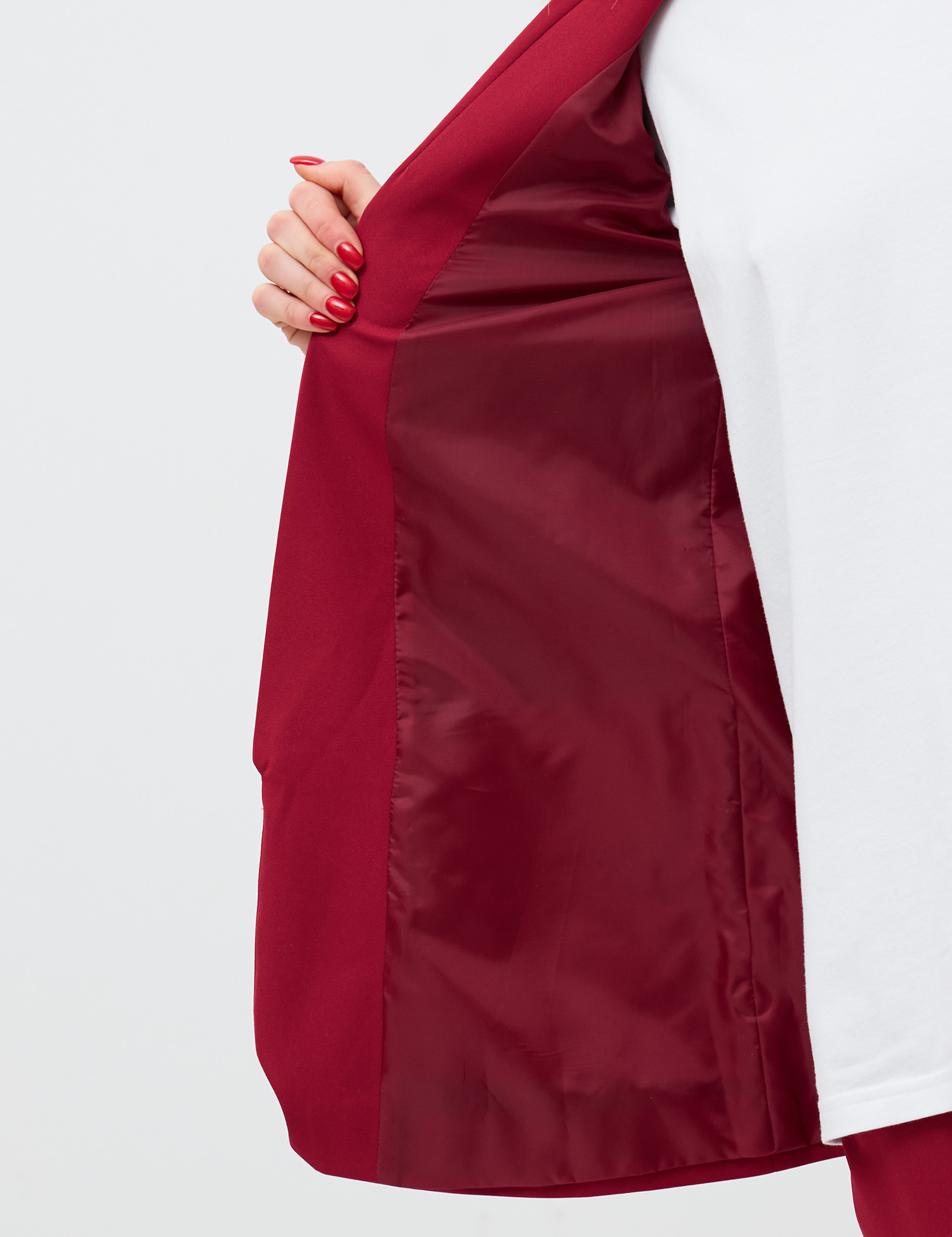 Картинка Жіночий бордовий піджак