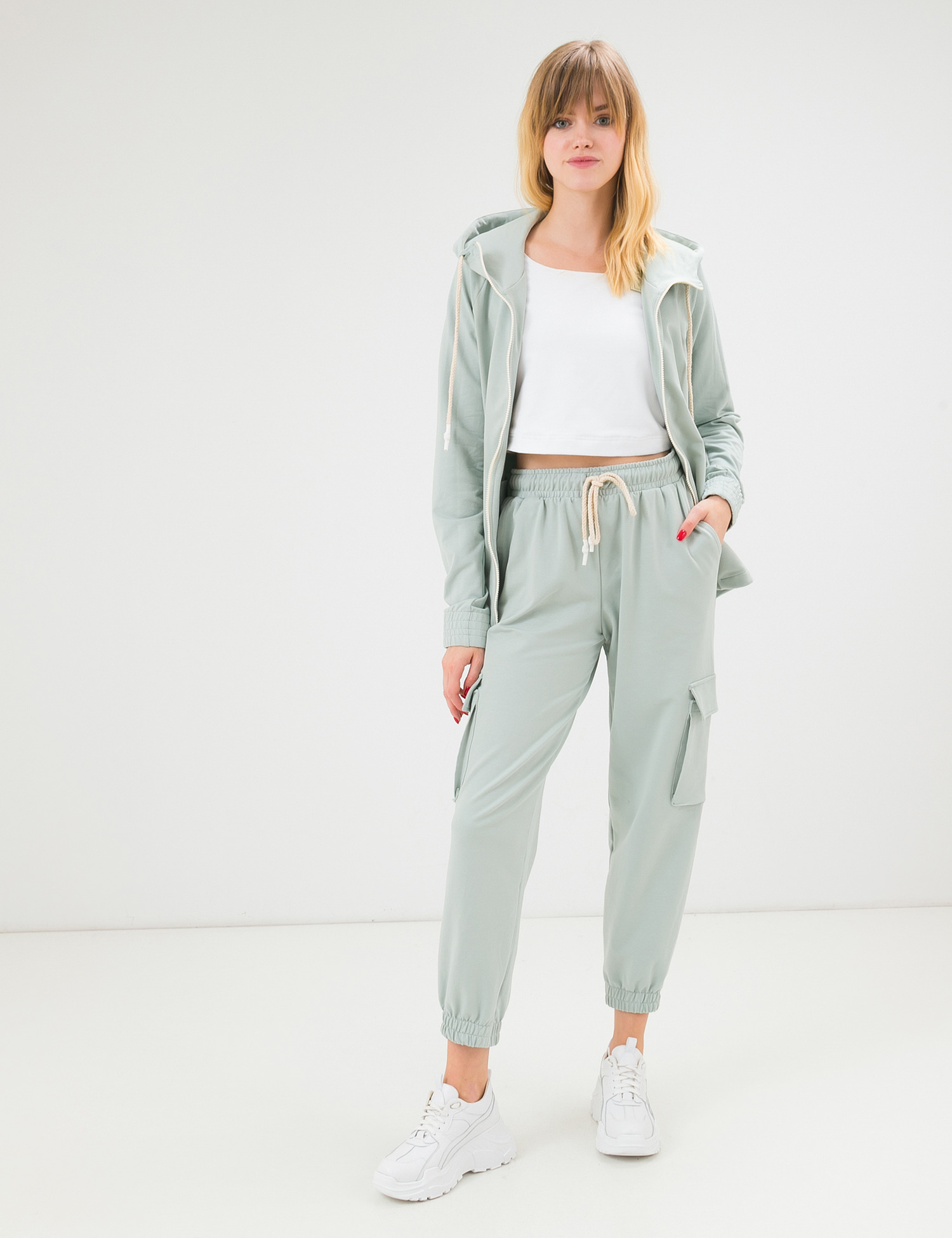 Картинка Жіночі світло-зелені штани