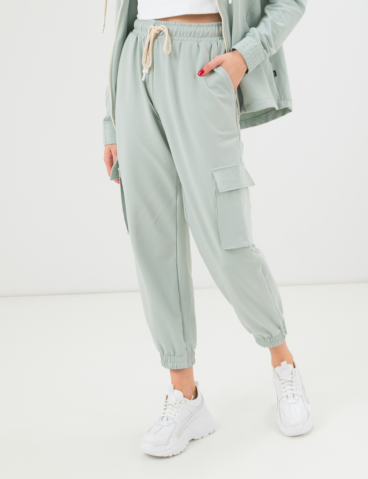 Картинка Жіночі світло-зелені штани